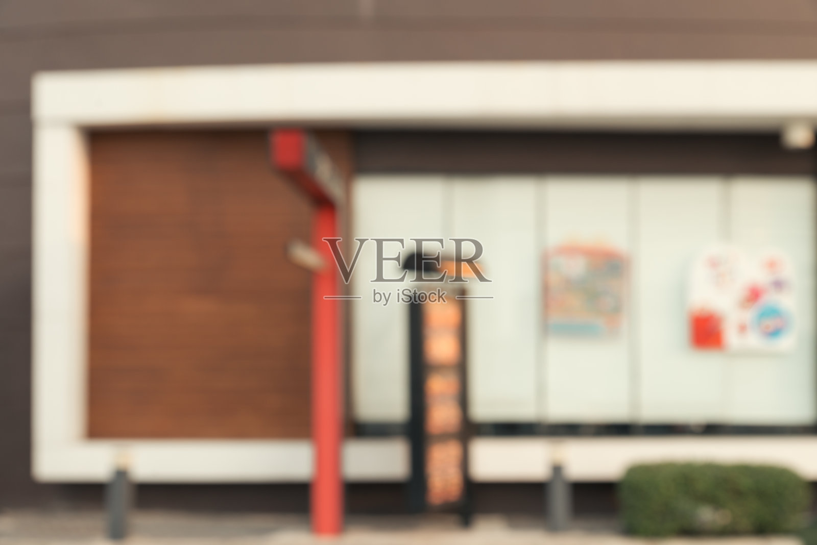 模糊的背景-老式滤镜顾客在咖啡店照片摄影图片