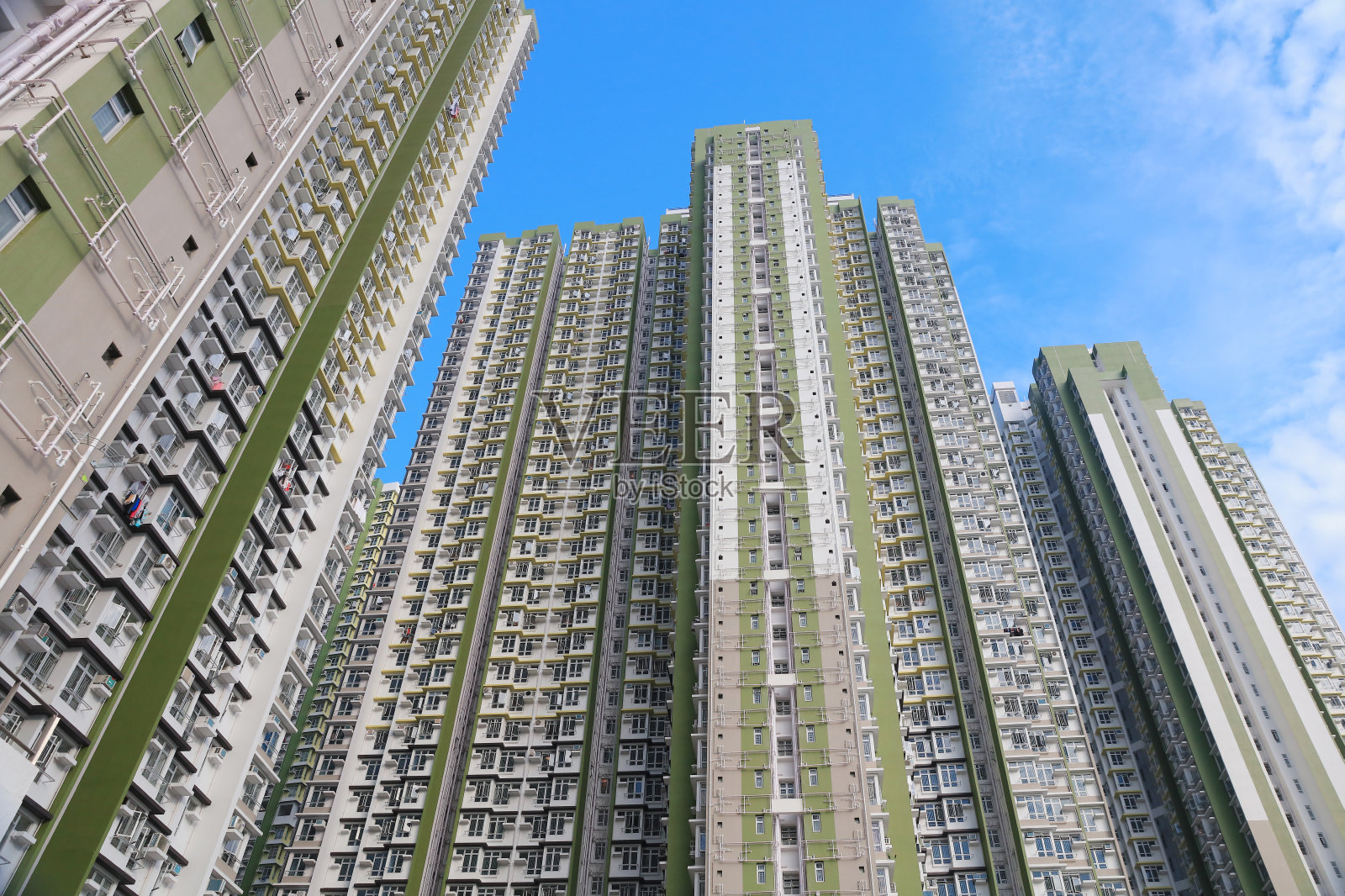 高密度的居住环境照片摄影图片