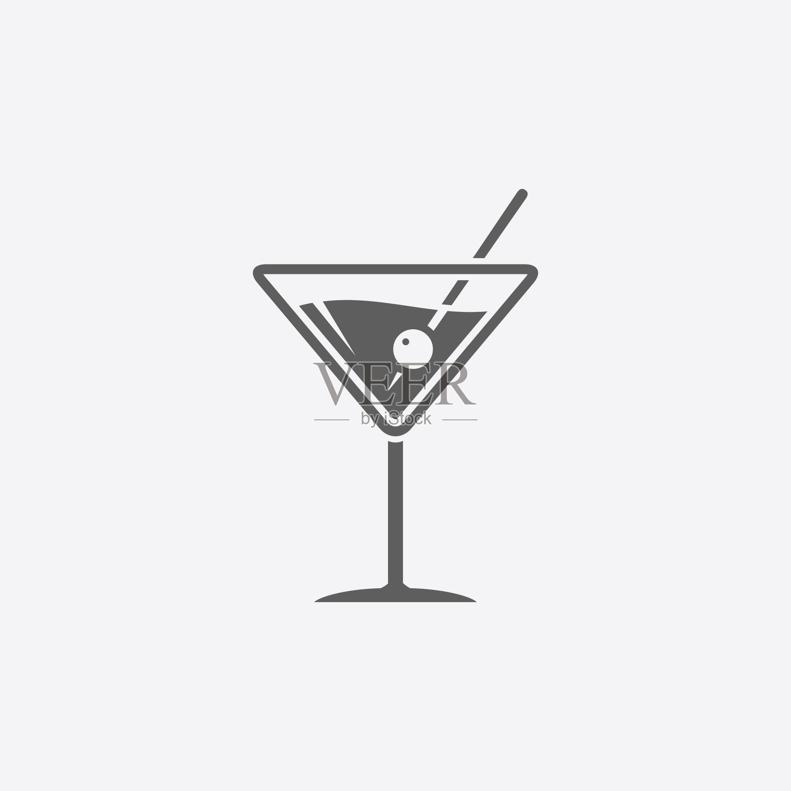 马提尼图标设计元素图片