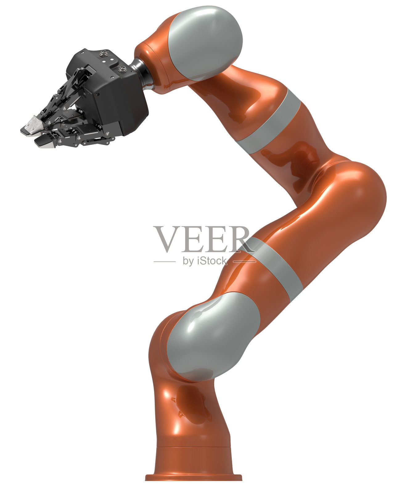 工业机器人机械手照片摄影图片