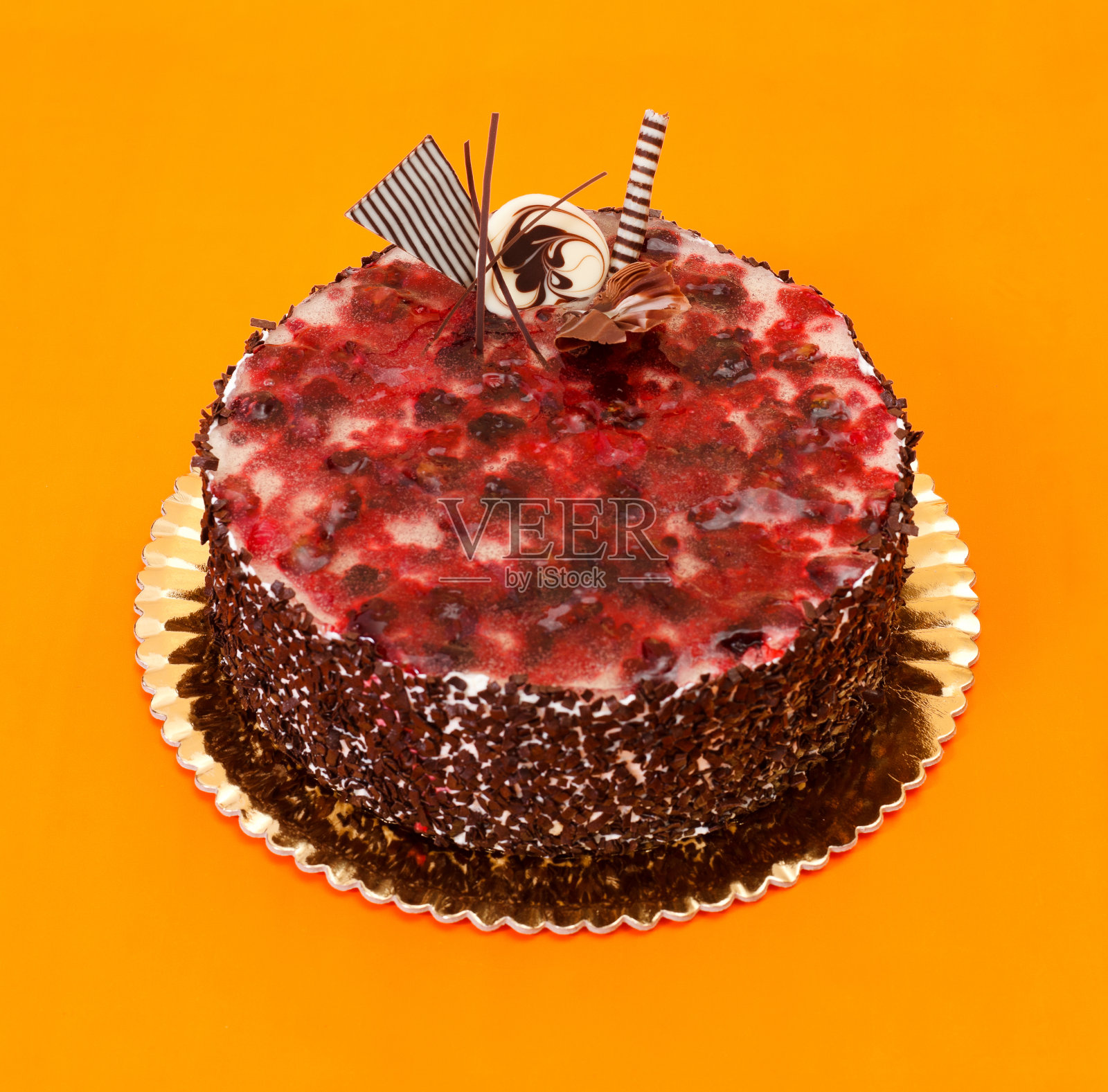 果冻蛋糕照片摄影图片