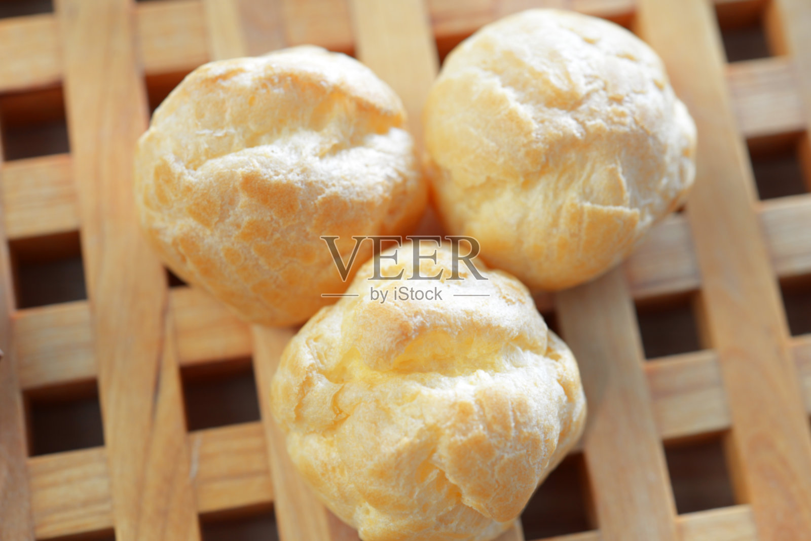 泡芙冰淇淋奶油照片摄影图片