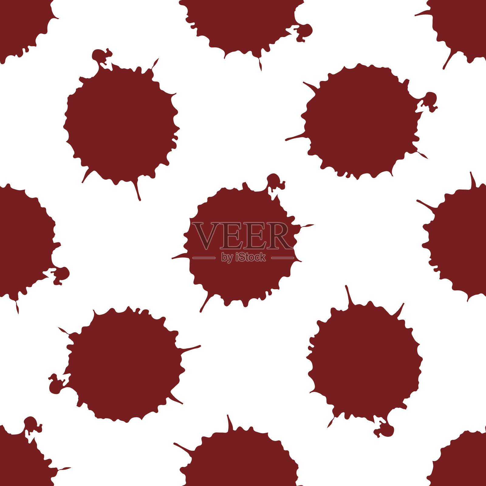 逼真的血溅图案插画图片素材