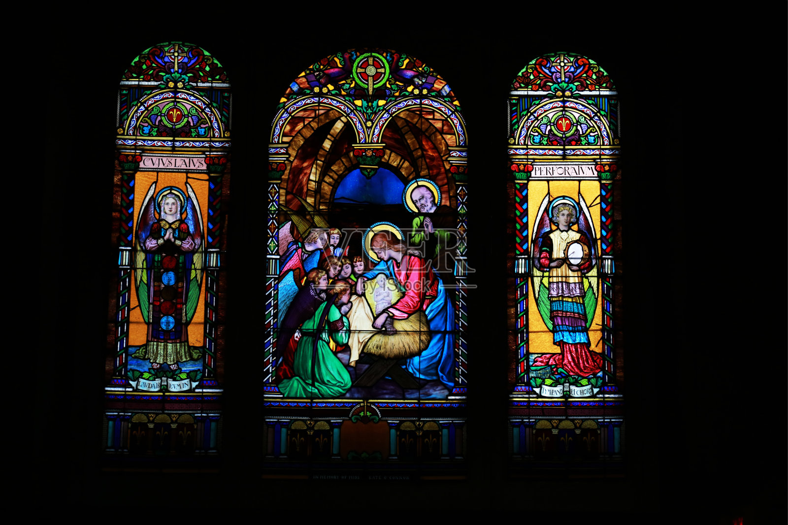 Vitrail教堂照片摄影图片