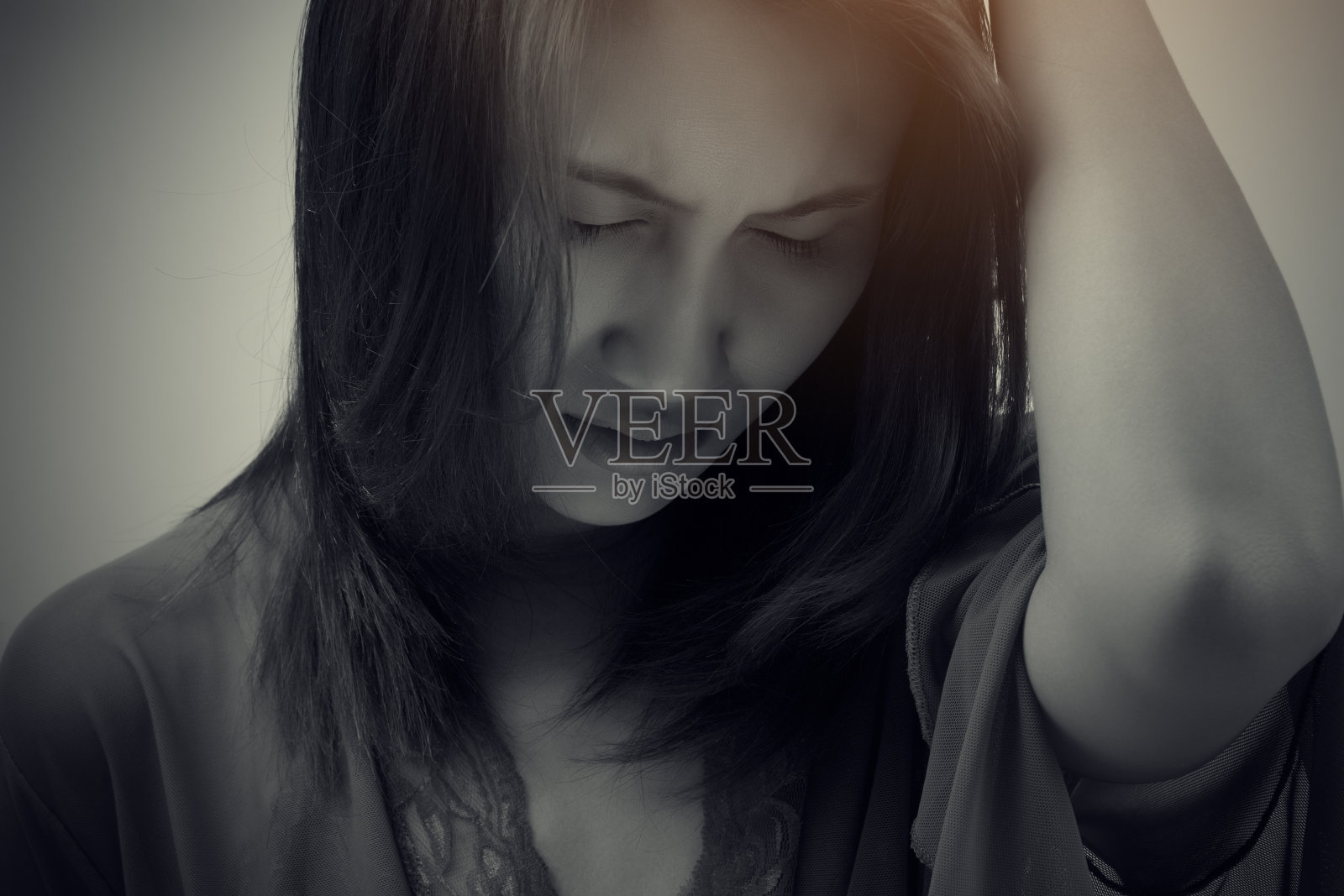 伤心的女人照片摄影图片