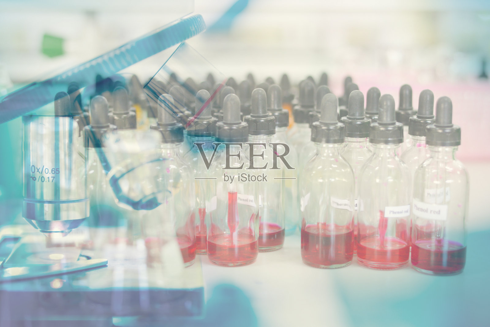 关闭实验室设备。照片摄影图片