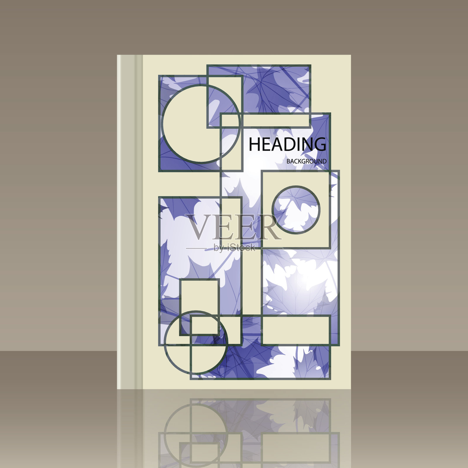 书秋天主题。枫叶。向量的背景插画图片素材