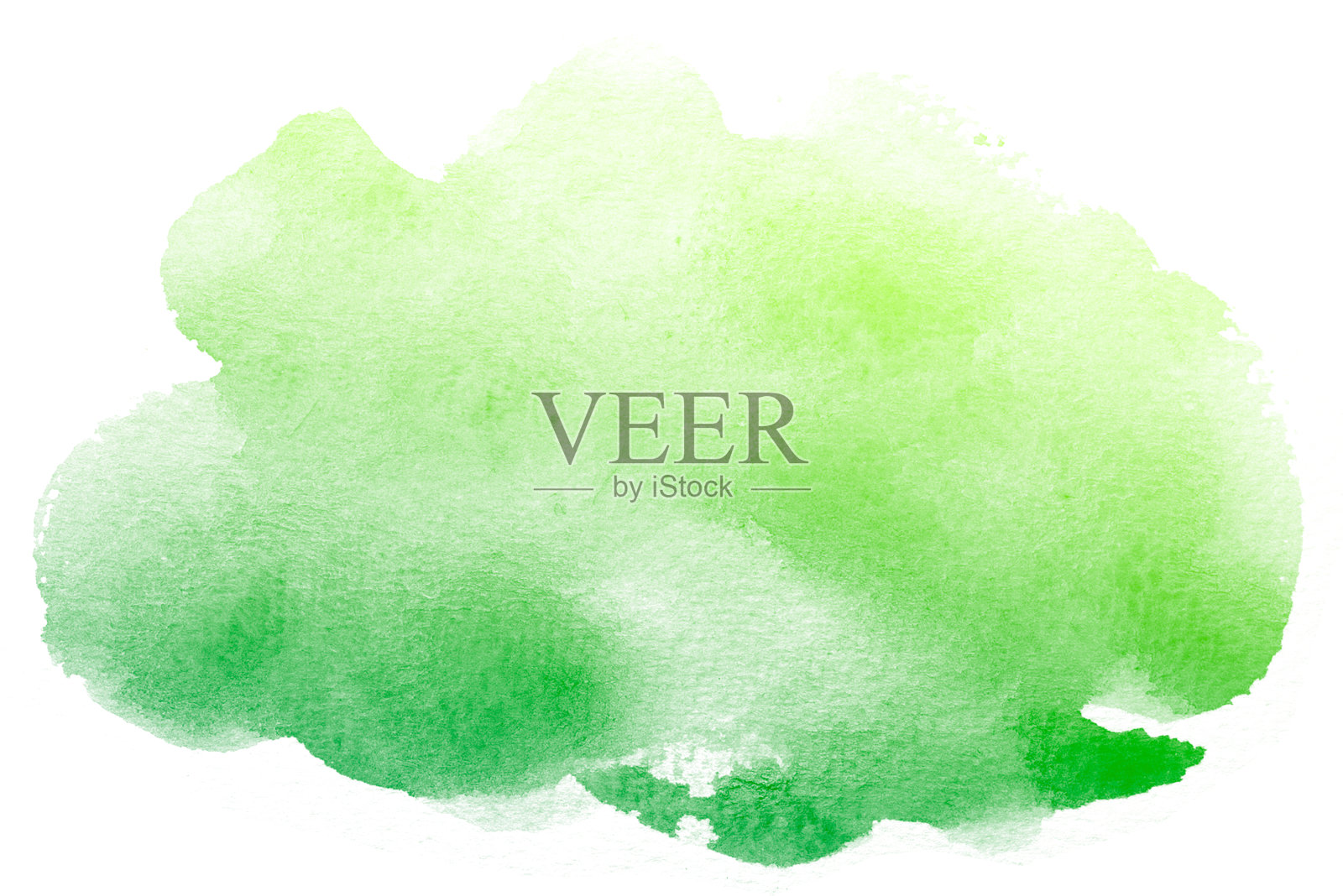 抽象的绿色水彩背景。照片摄影图片