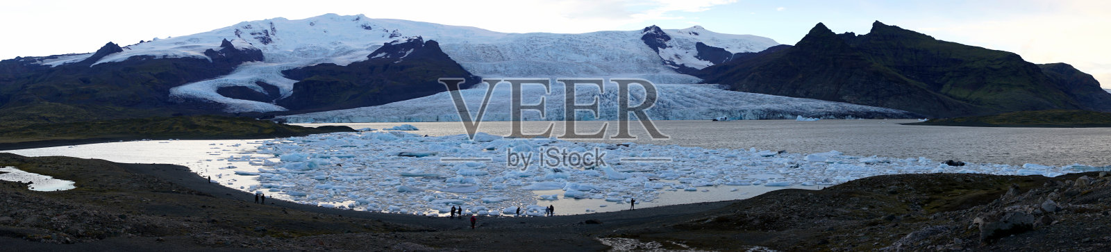 冰岛Jokulsarlon冰湖照片摄影图片