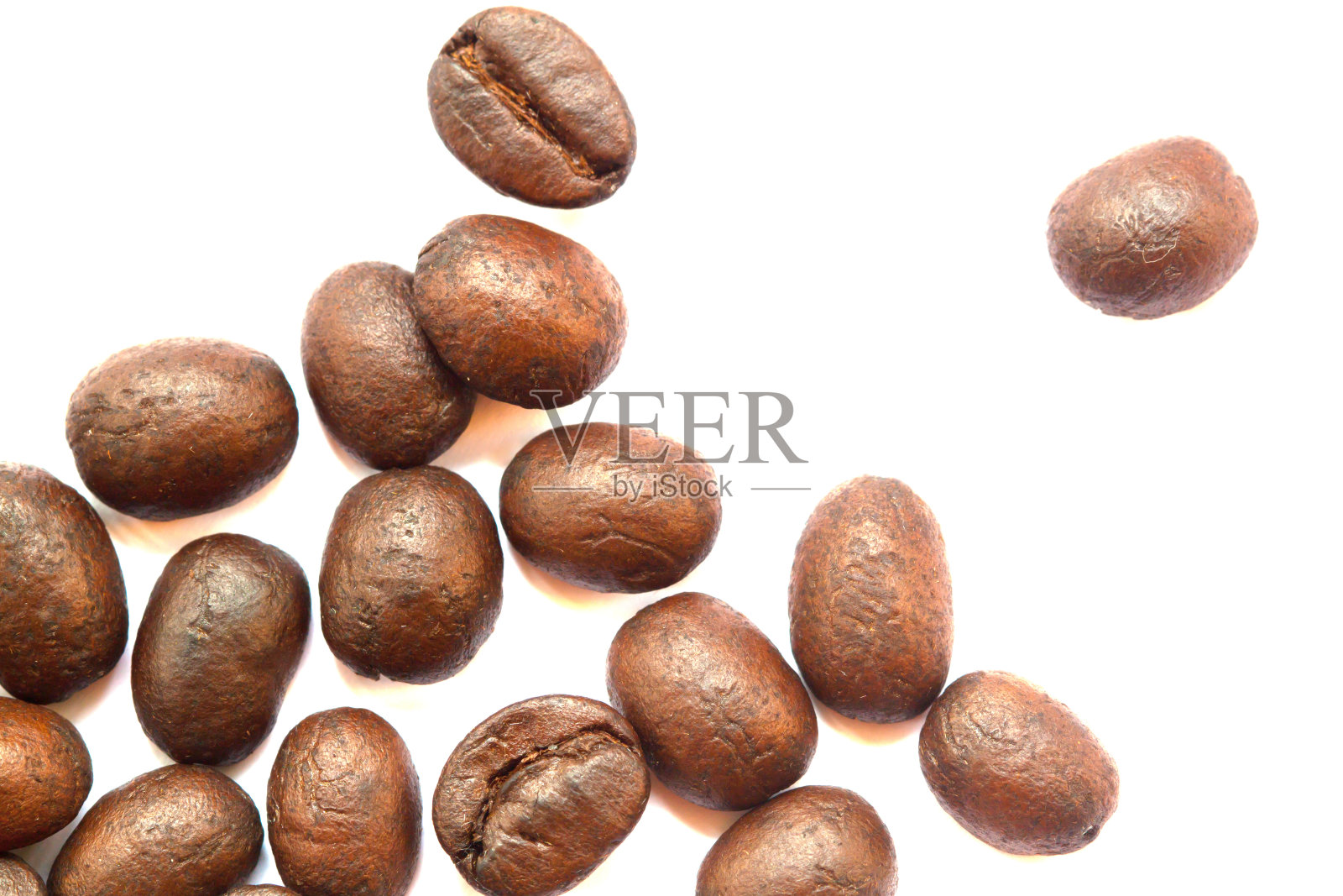 烘培过的咖啡豆，可以作为背景照片摄影图片