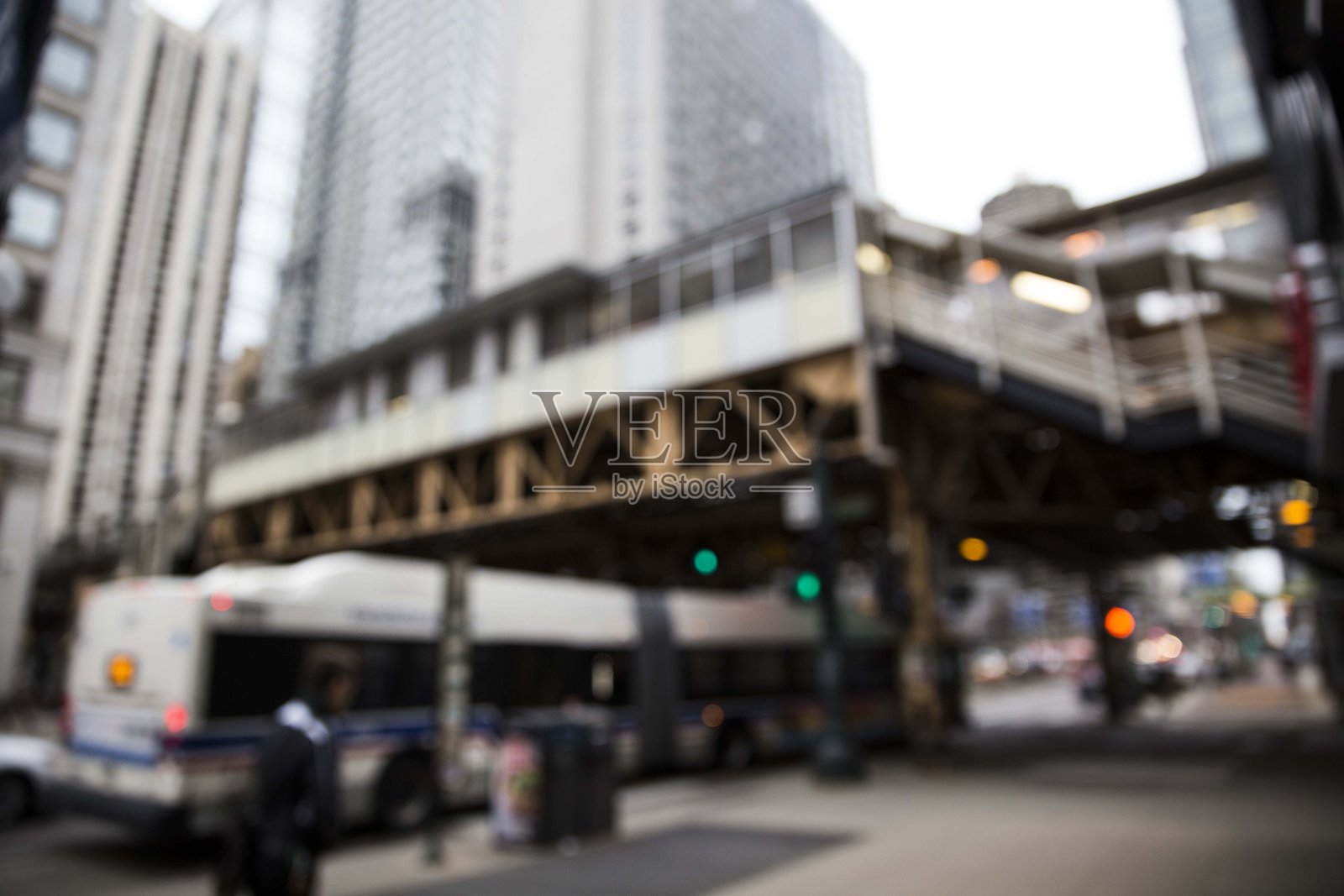 散焦城市背景照片摄影图片