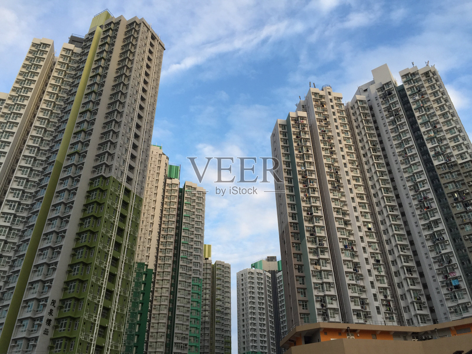 香港新公共屋村照片摄影图片