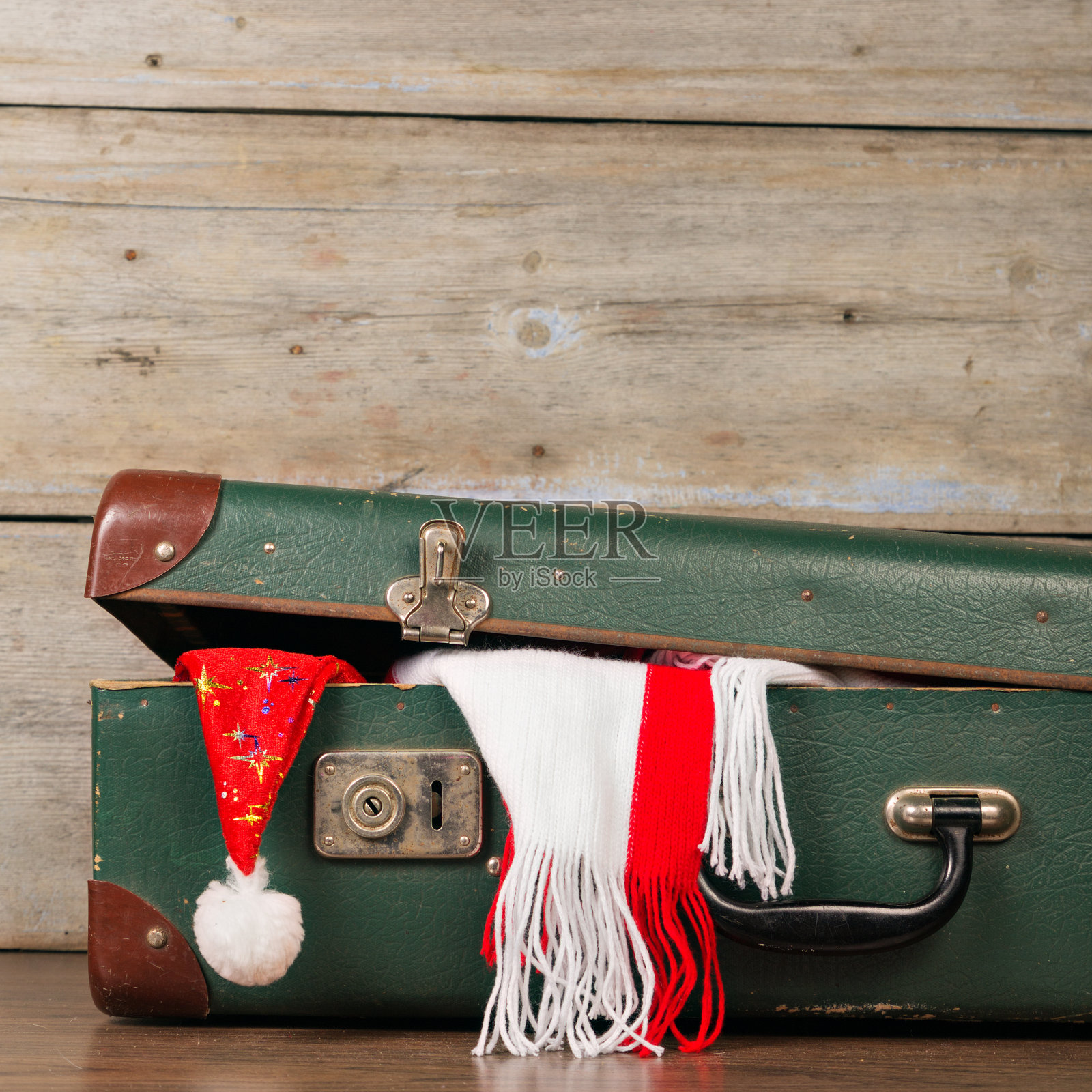 圣诞装饰品。圣诞假期的概念。照片摄影图片