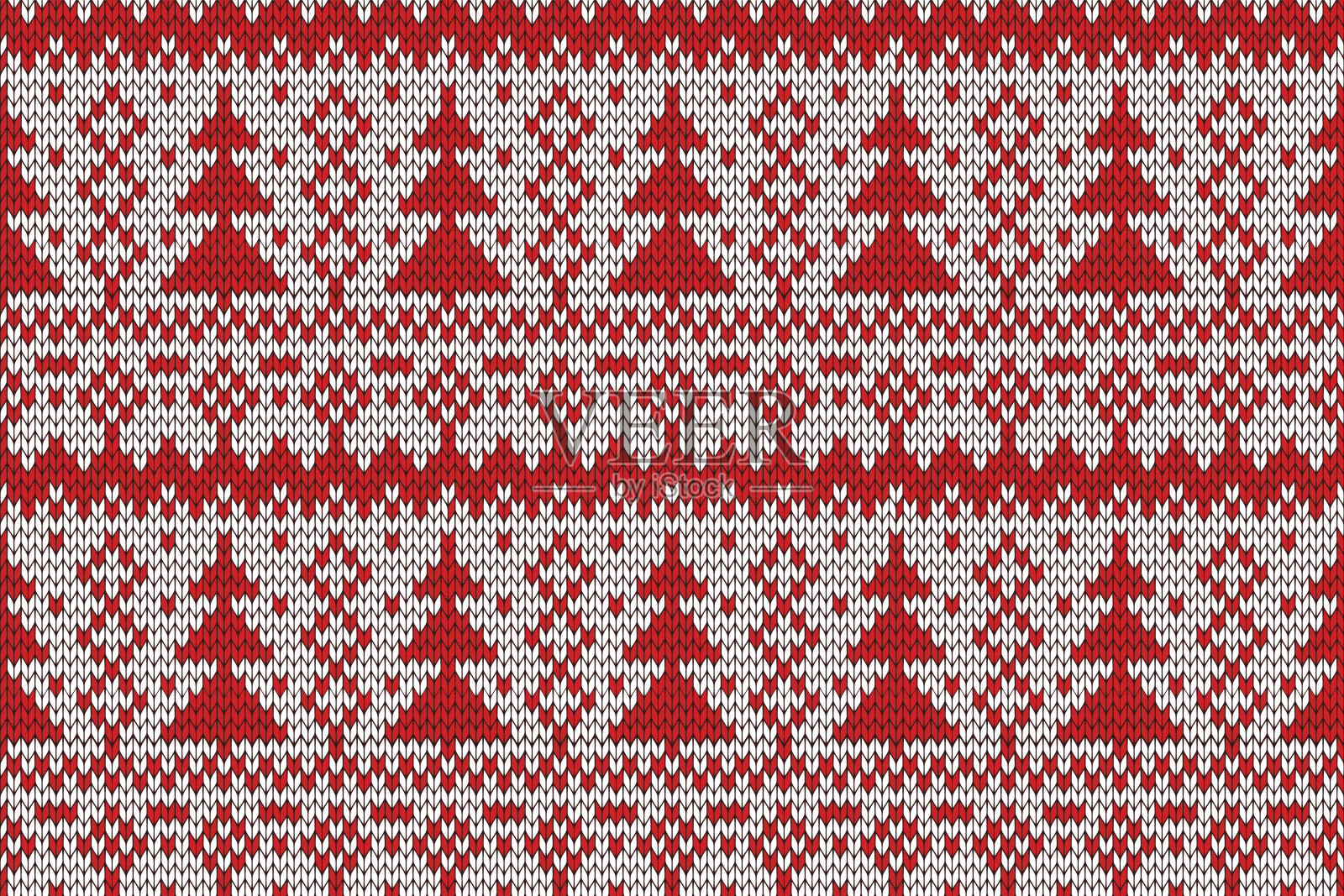 无缝针织图案。插画图片素材