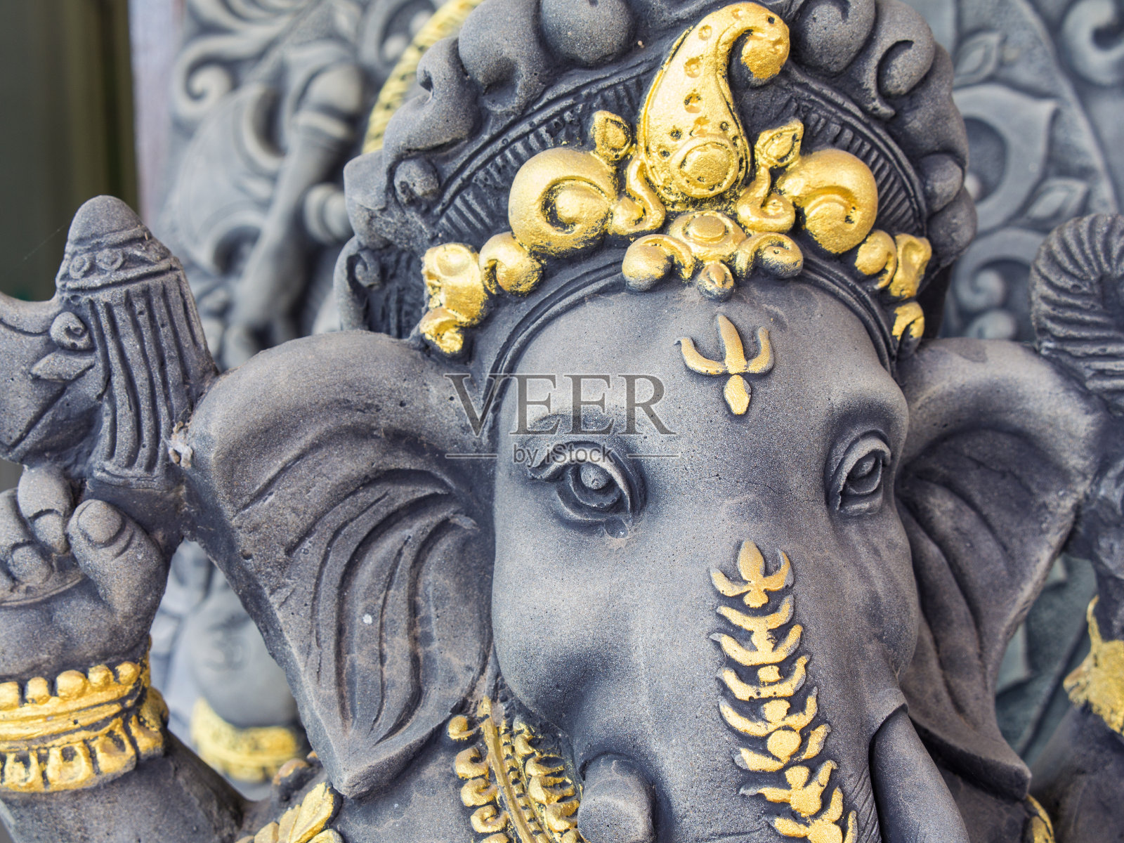 甘尼莎雕像照片摄影图片