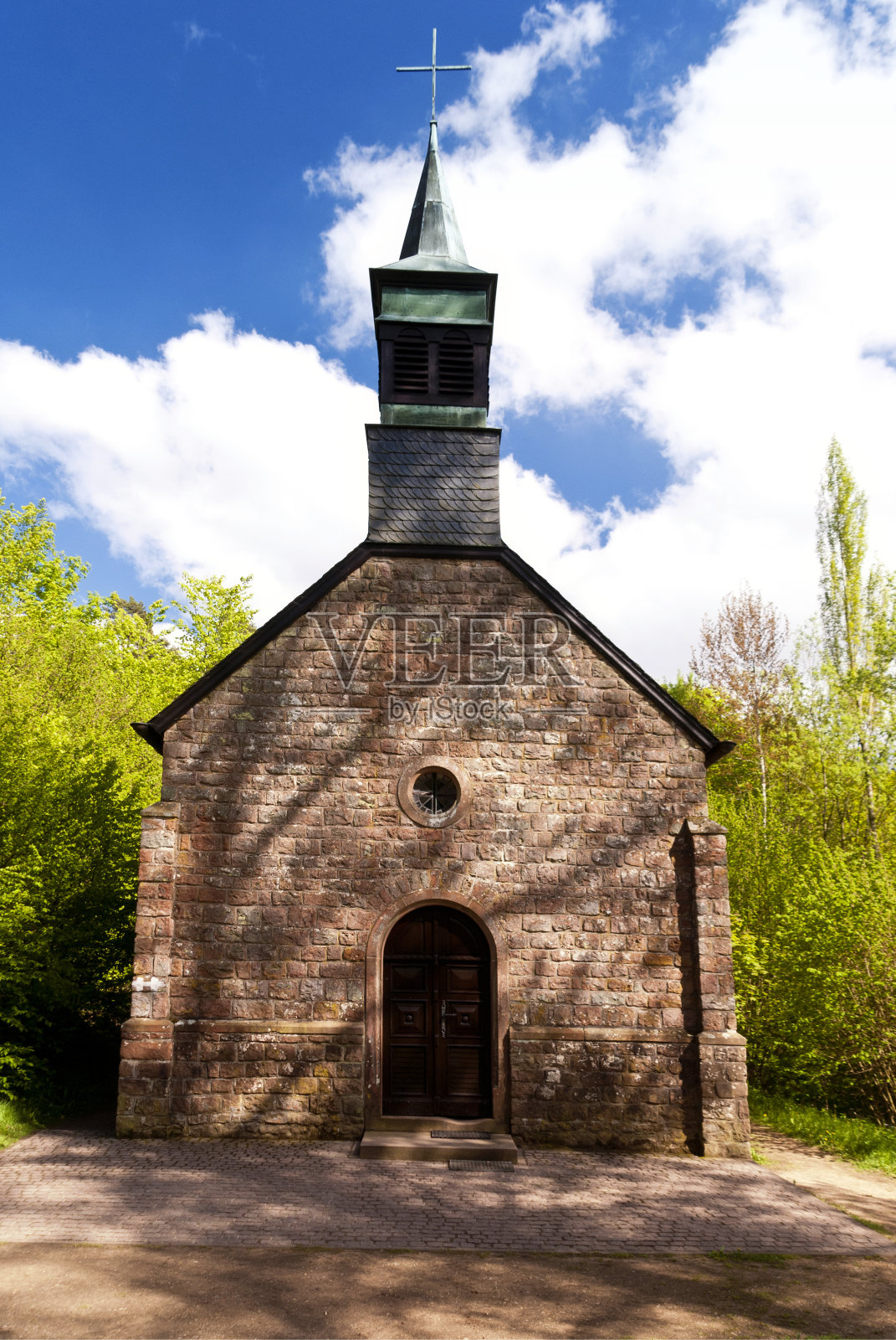 艾菲尔的教堂照片摄影图片