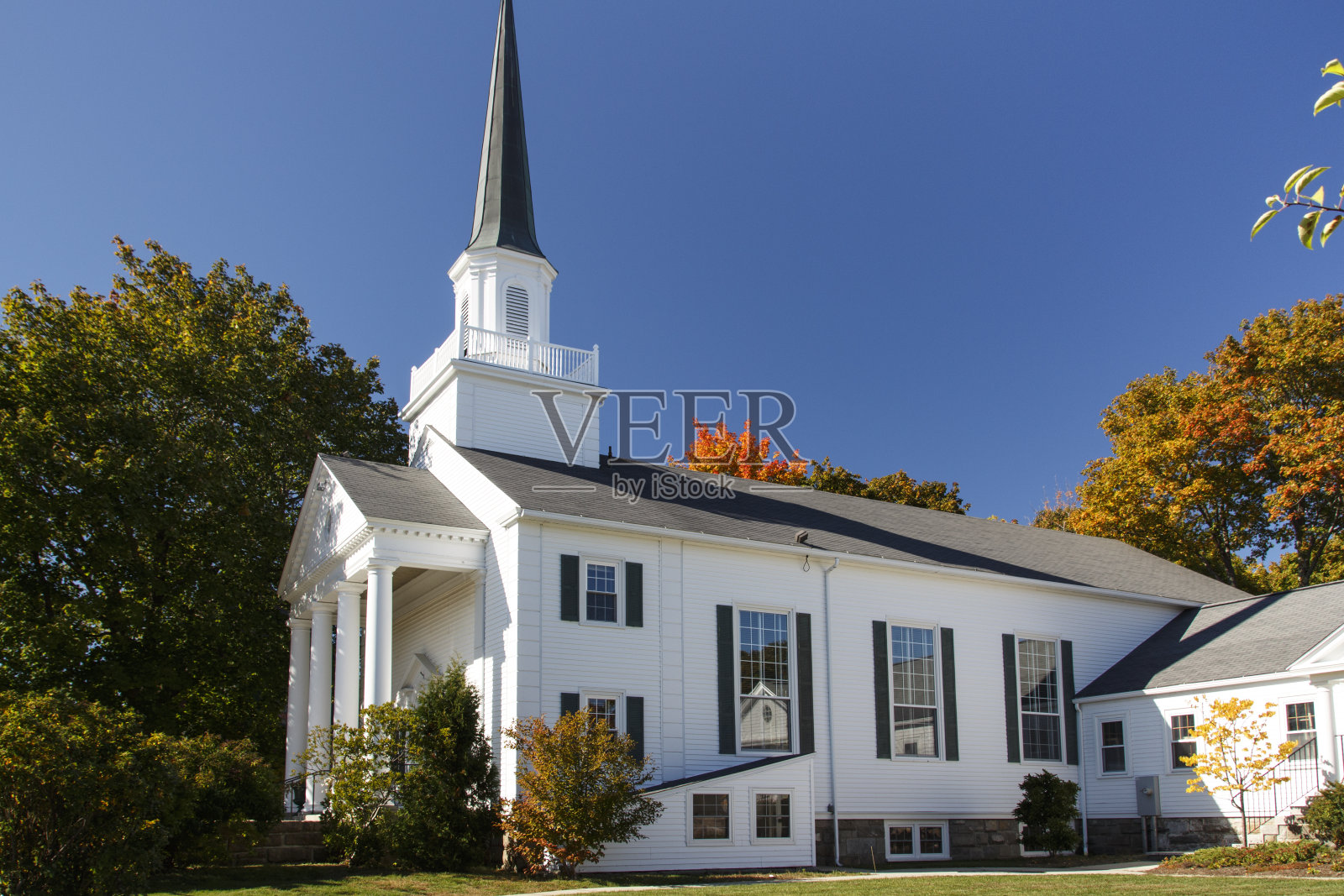 Bar Harbor公理教会，美国，2015年照片摄影图片