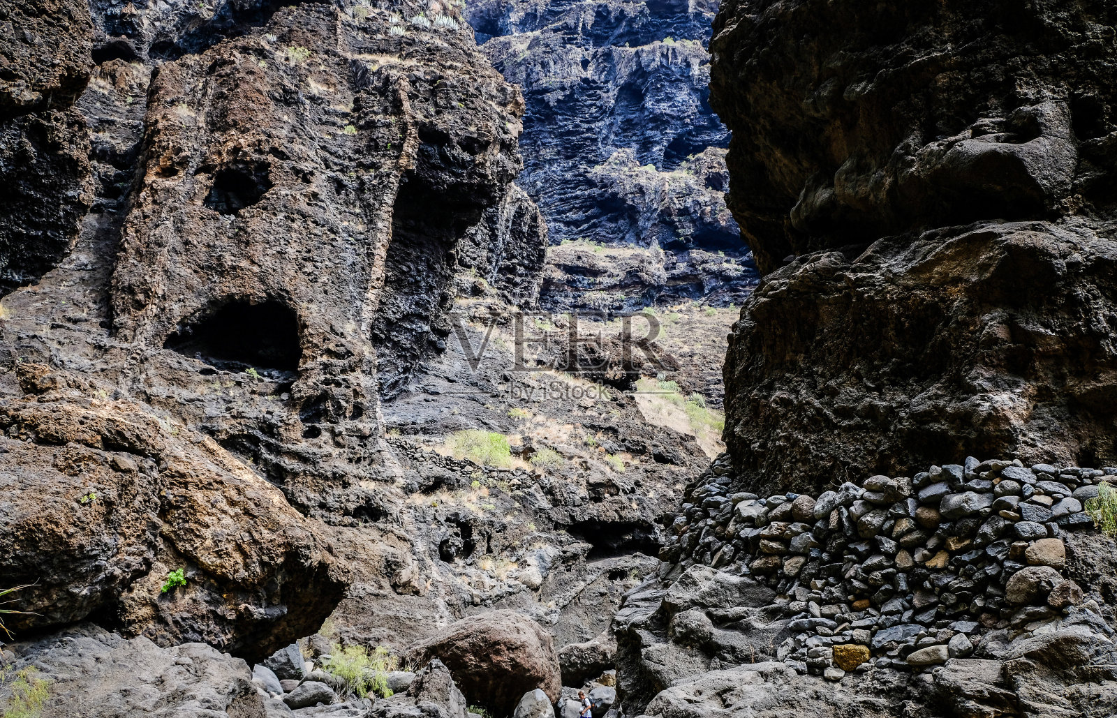 著名的马斯卡峡谷-特内里费-西班牙照片摄影图片