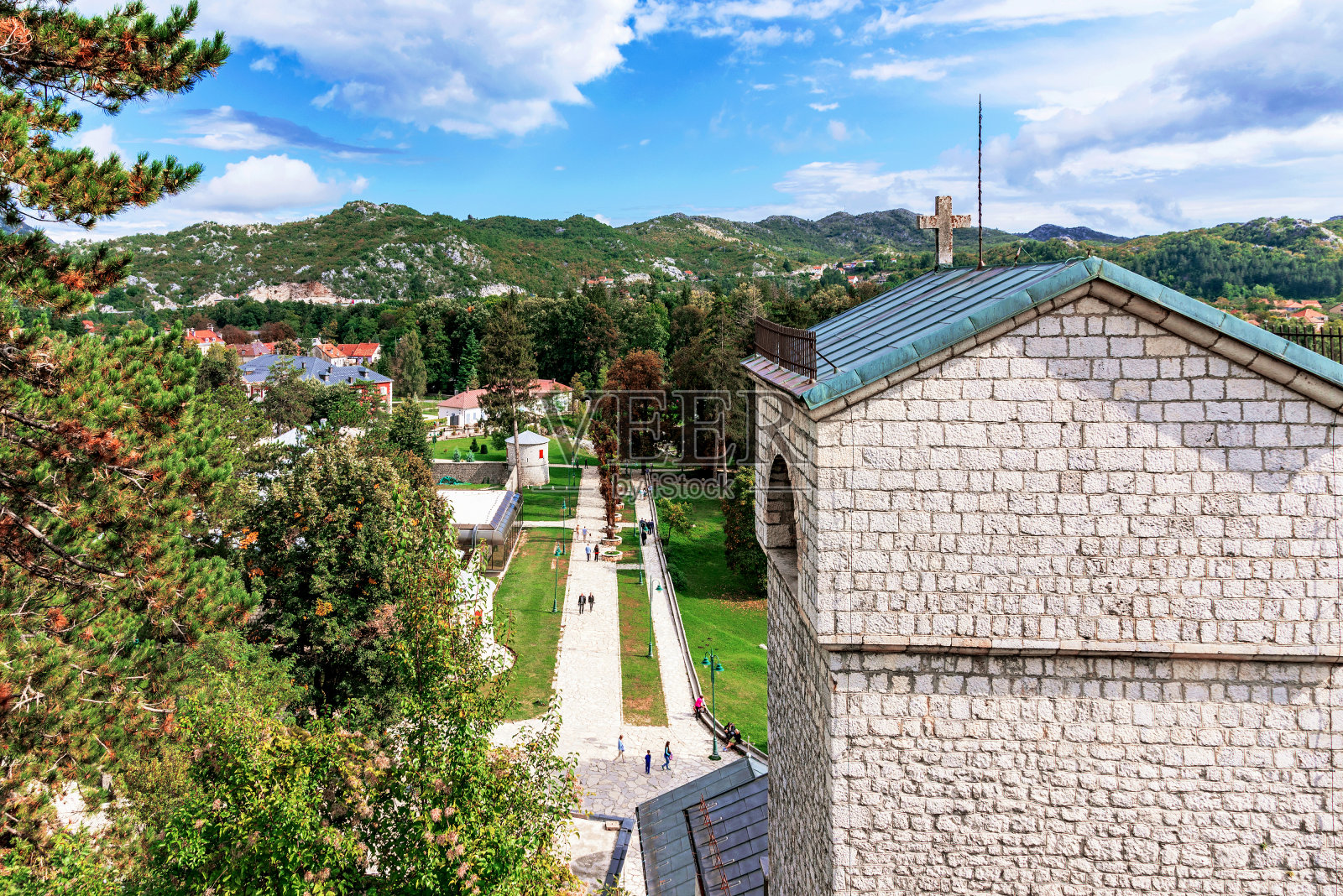 从圣彼得教堂观看照片摄影图片