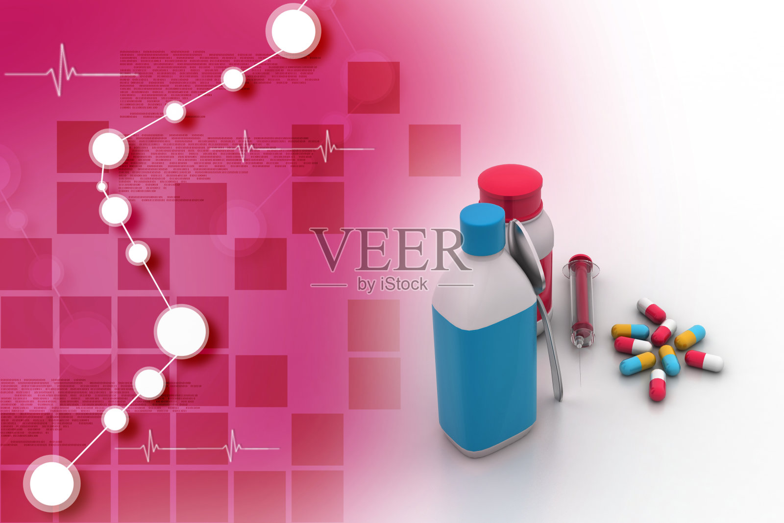 药瓶和药片照片摄影图片