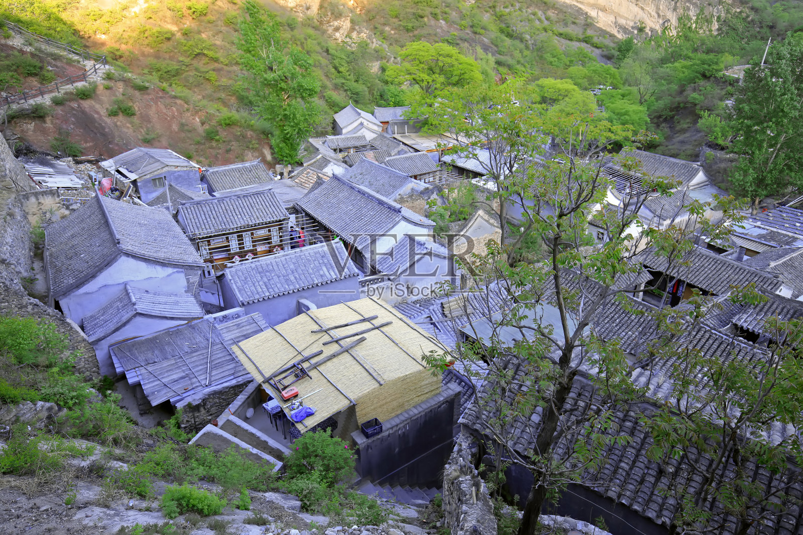 中国北京的古村落照片摄影图片