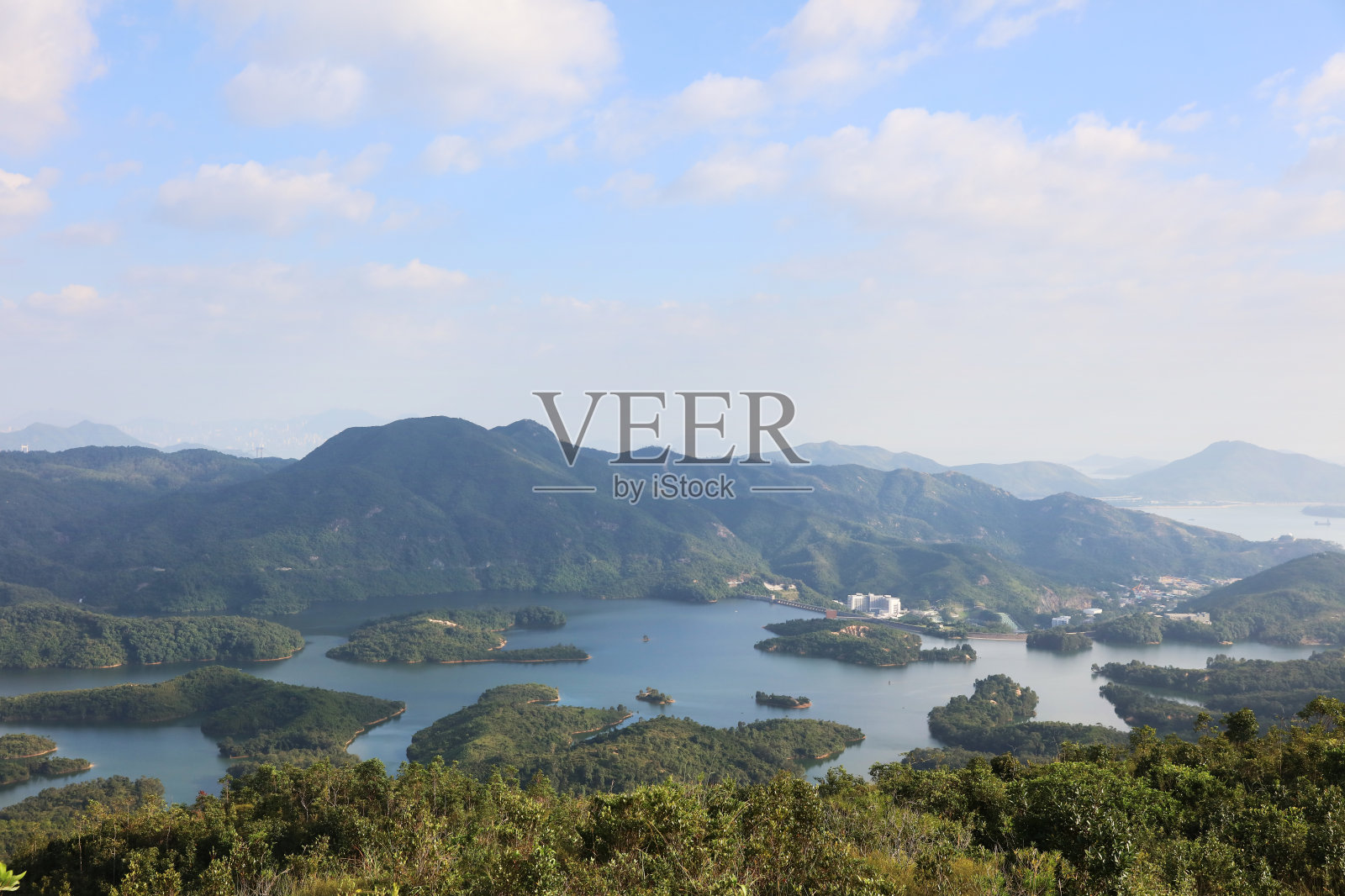 香港大榄涌水塘照片摄影图片