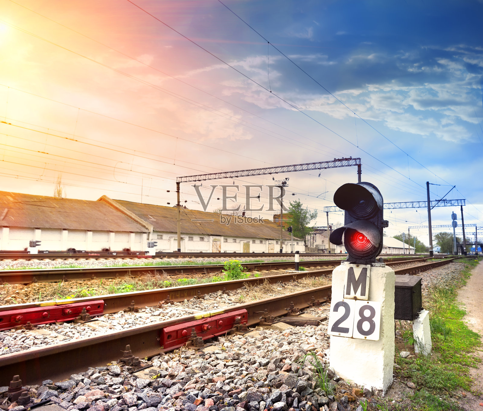 红色的标记照片摄影图片