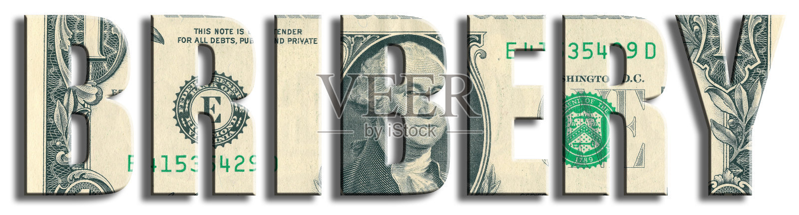 贿赂犯罪。美元的纹理。照片摄影图片