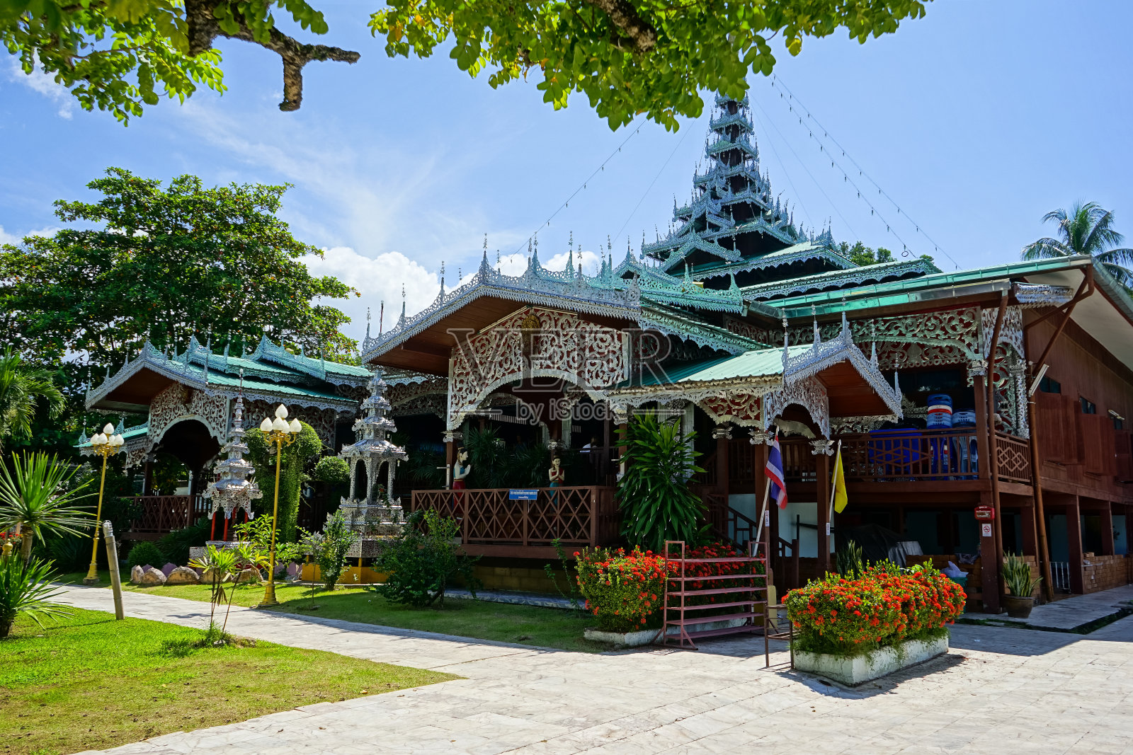泰国的寺庙和宝塔照片摄影图片