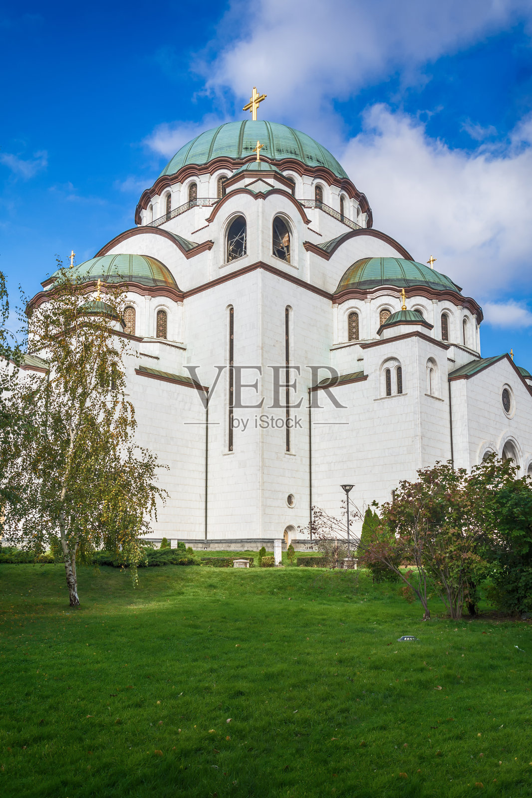 贝尔格莱德的圣萨瓦神庙照片摄影图片