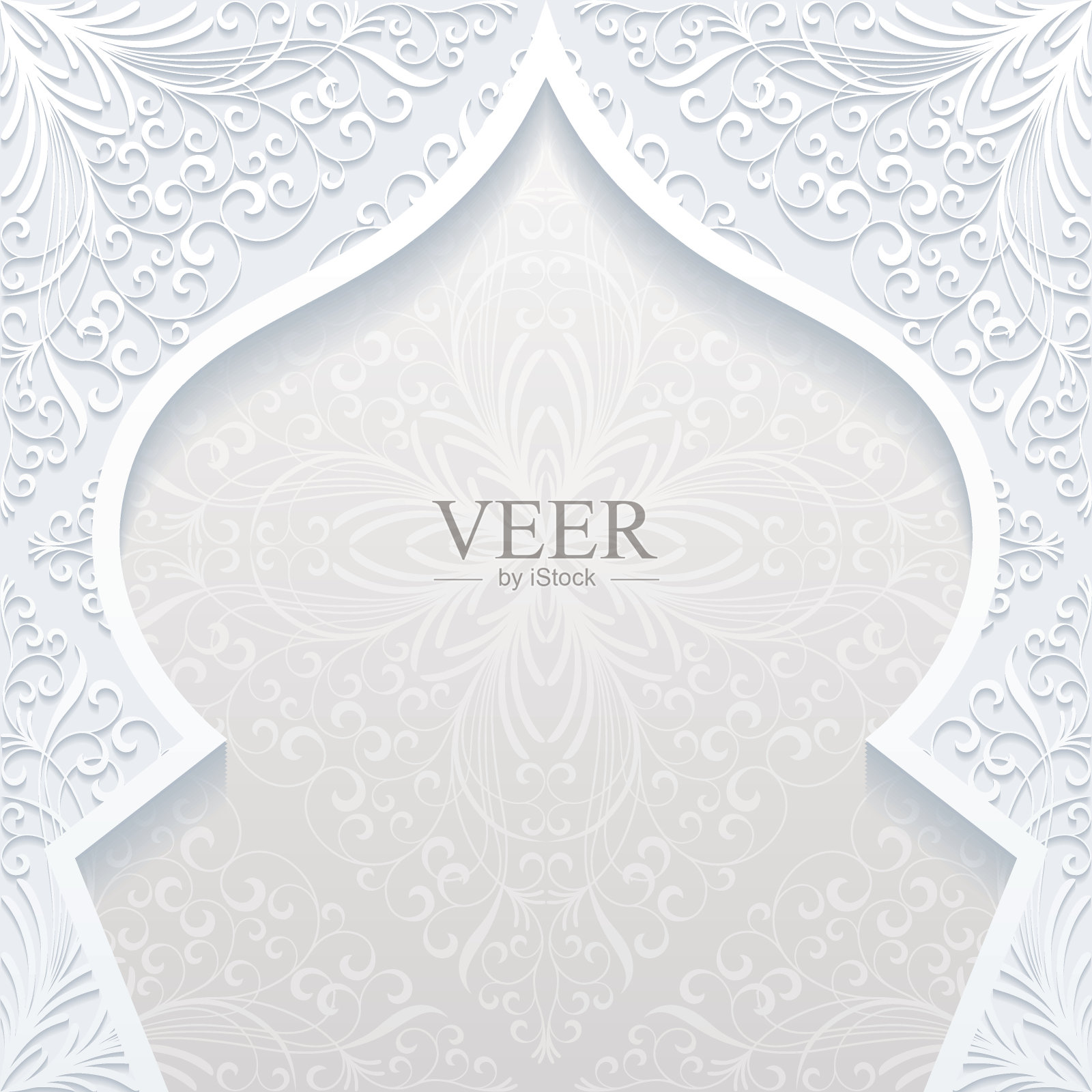 抽象背景与传统装饰插画图片素材