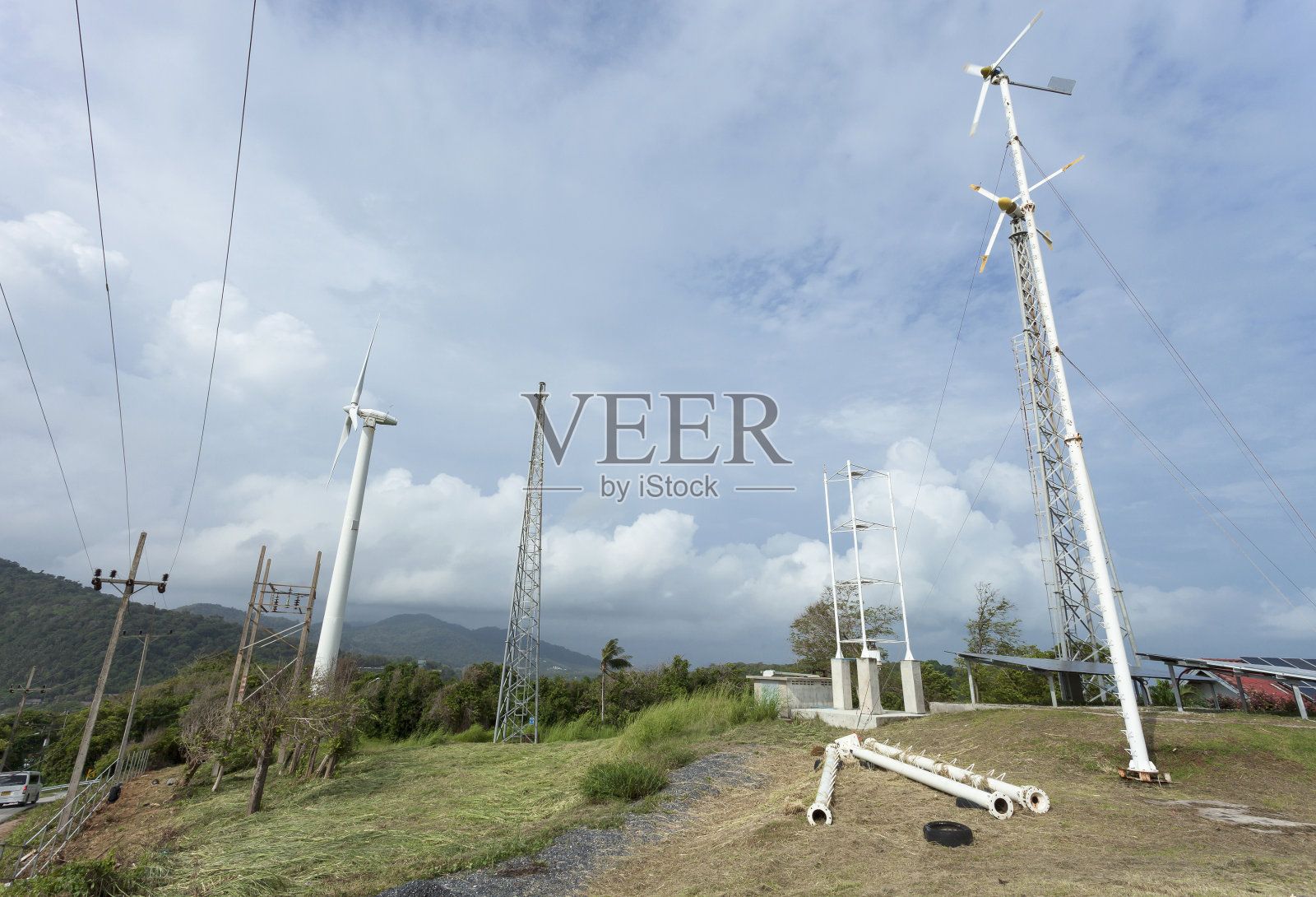 各站报告泰国普吉岛有风天气照片摄影图片