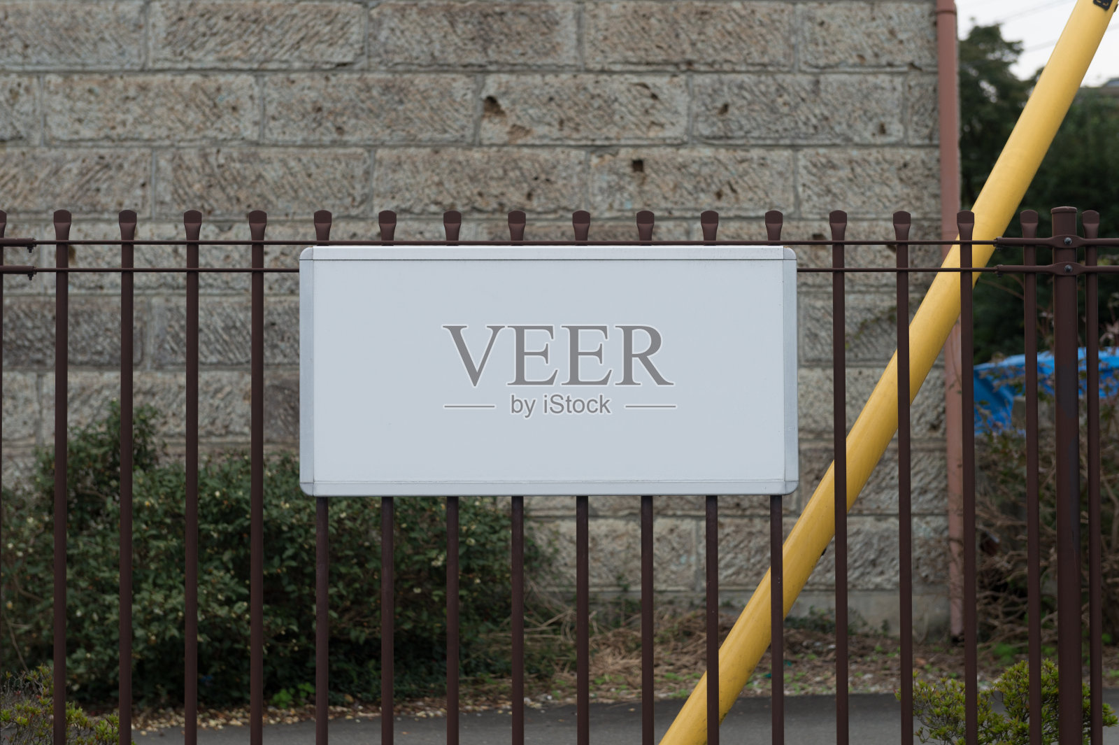 街道墙上的空白大广告牌照片摄影图片