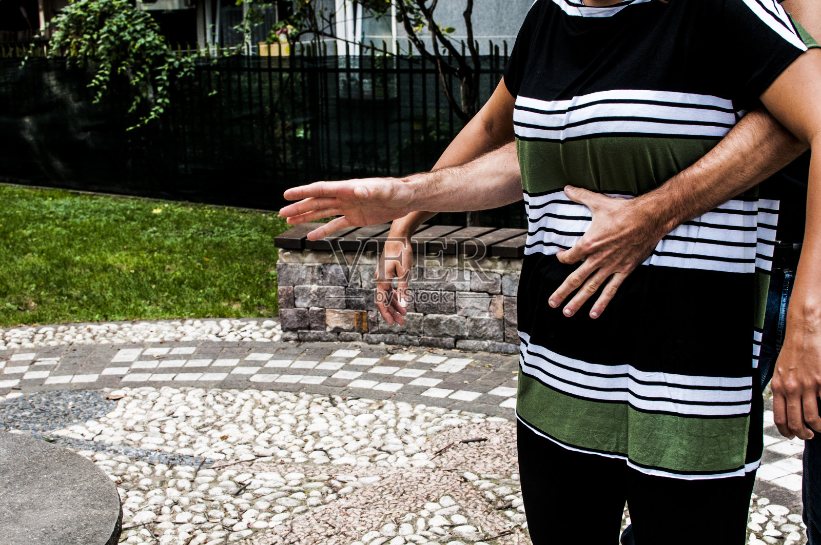 海姆利克急救程序照片摄影图片