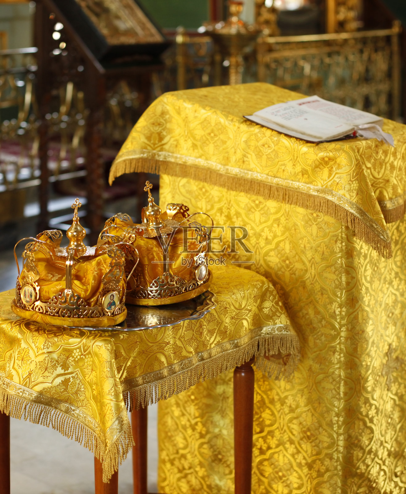 婚礼冠照片摄影图片