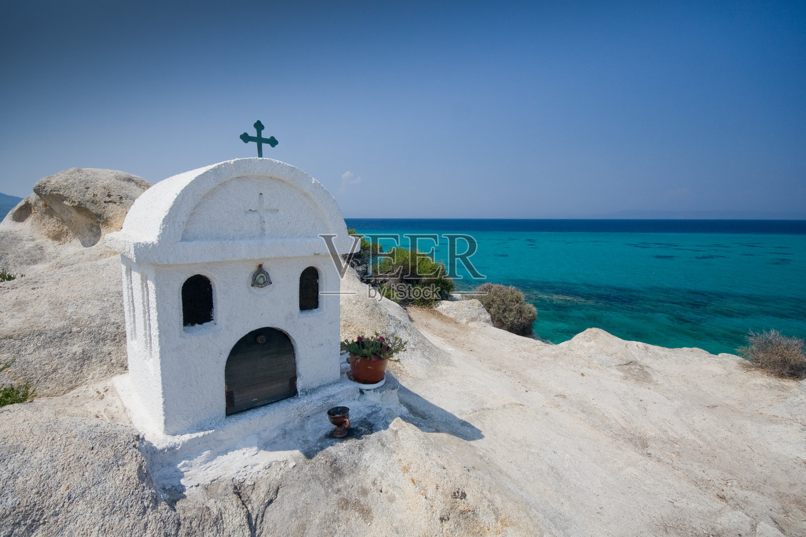 希腊教堂照片摄影图片