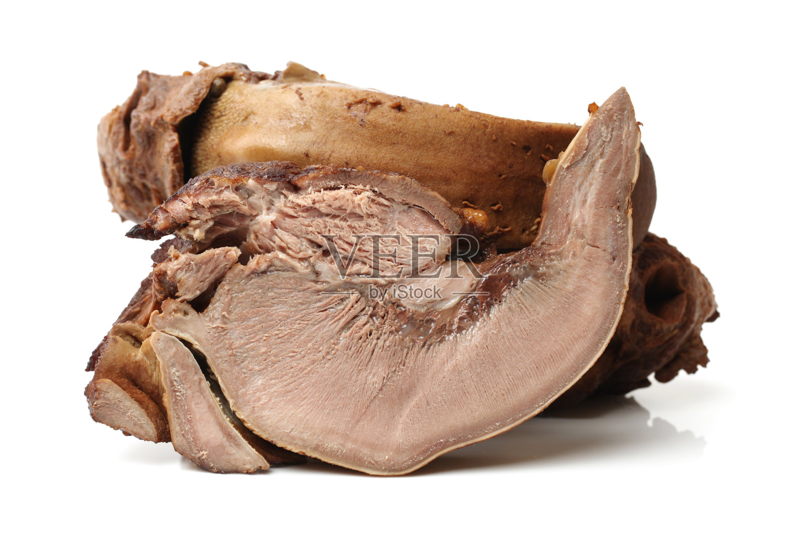 五香咸猪舌照片摄影图片