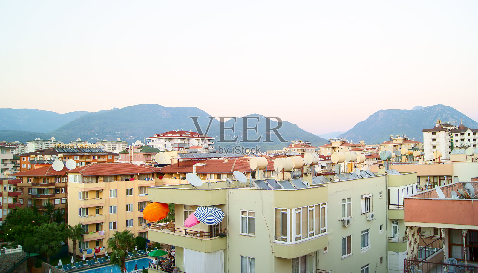 土耳其屋顶照片摄影图片