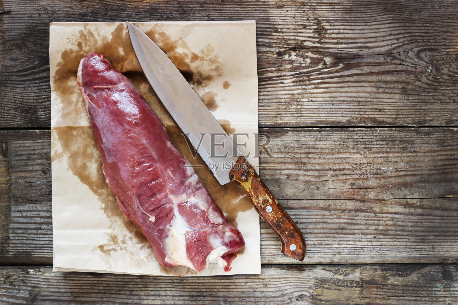 新鲜的生牛肉片照片摄影图片