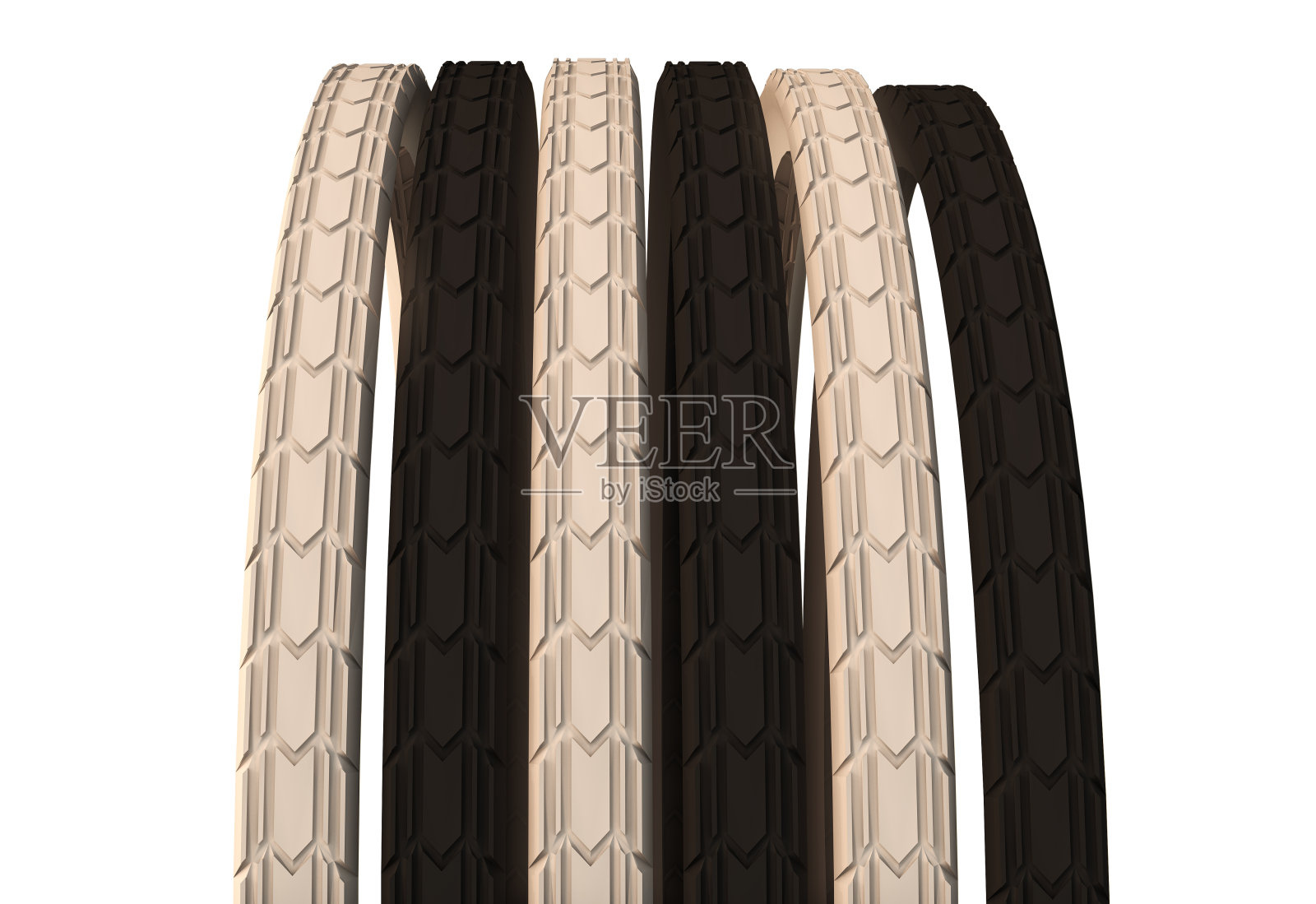 有辐条和越野轮胎的自行车车轮照片摄影图片