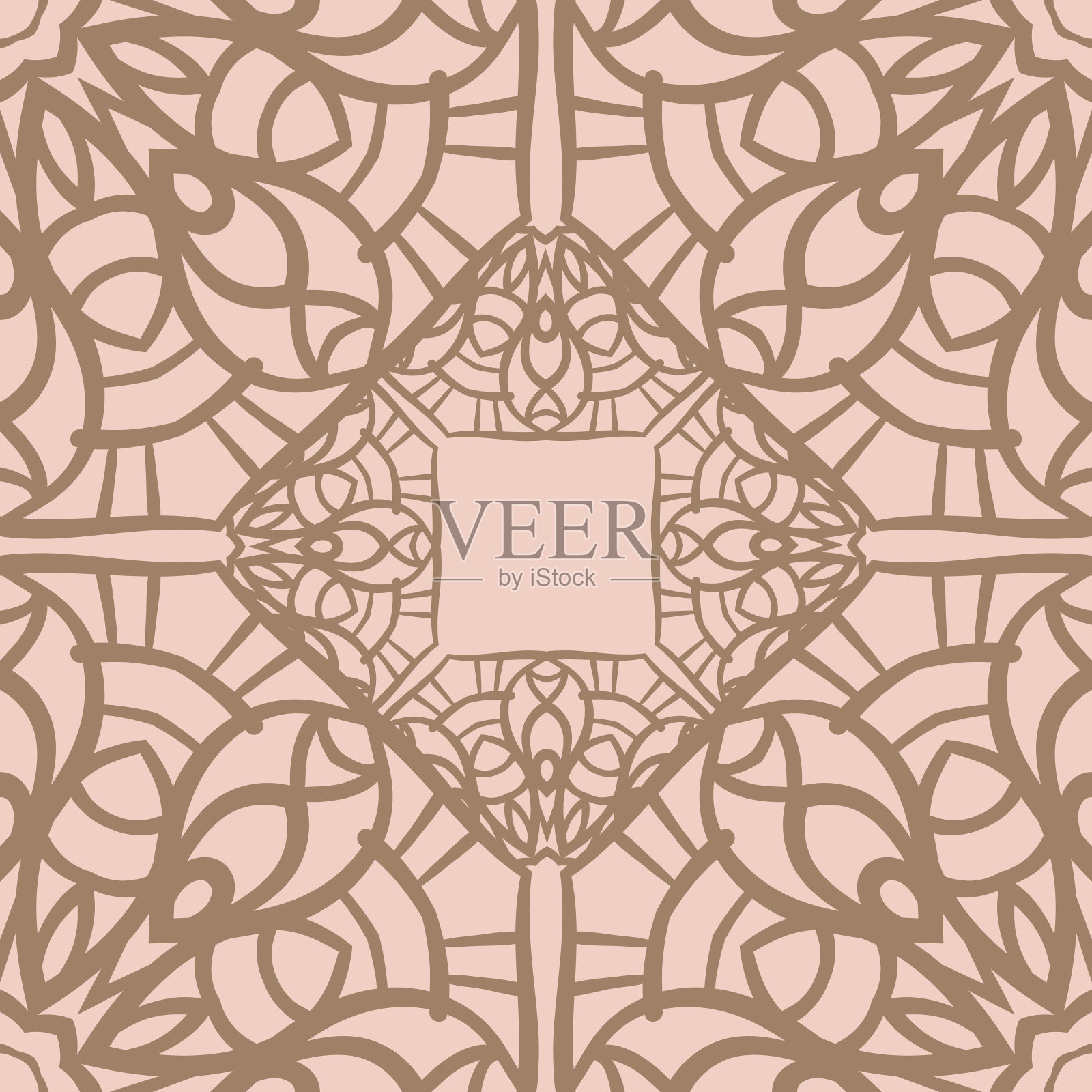 无缝的几何图案。插画图片素材