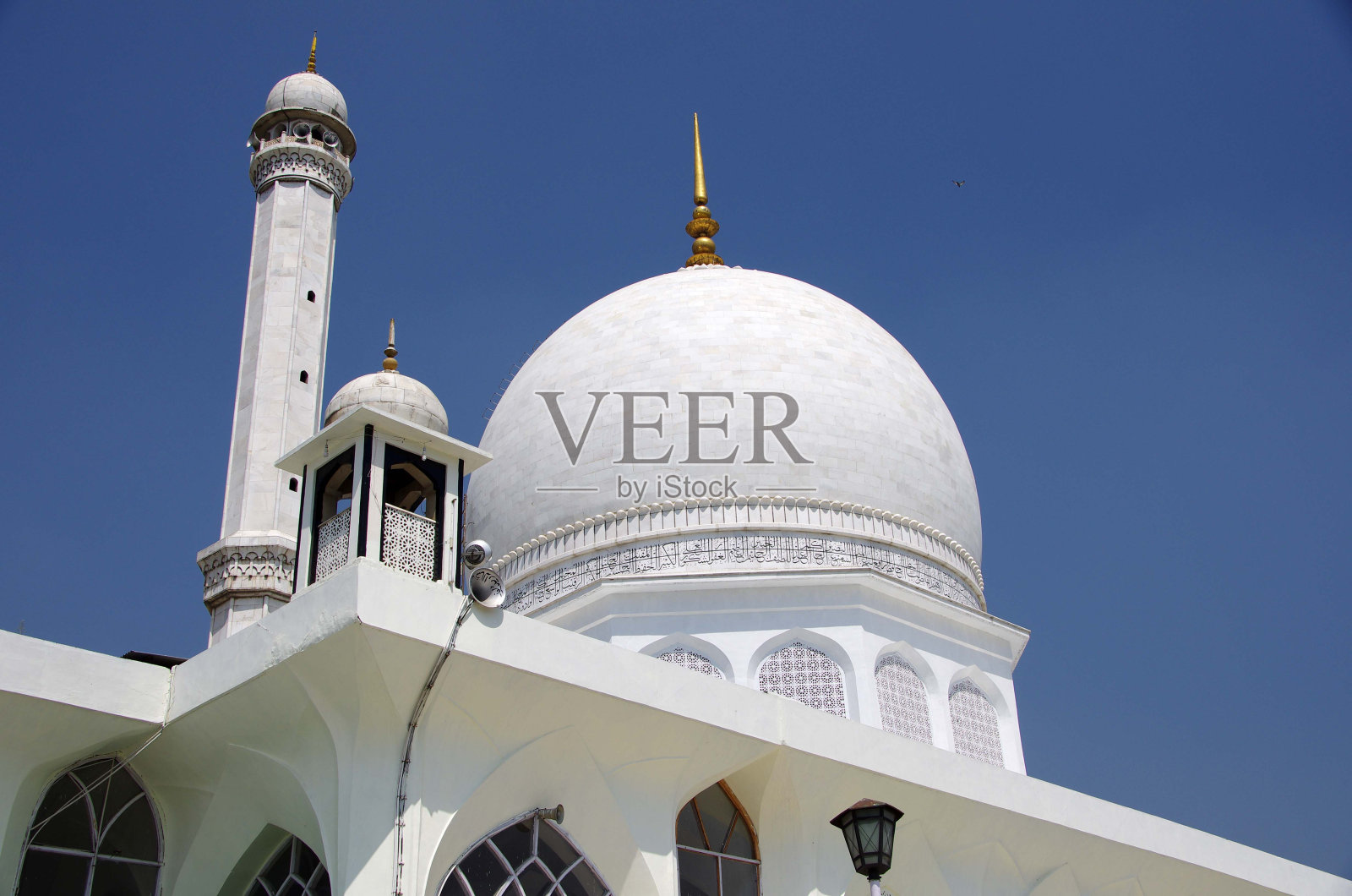 清真寺在克什米尔照片摄影图片