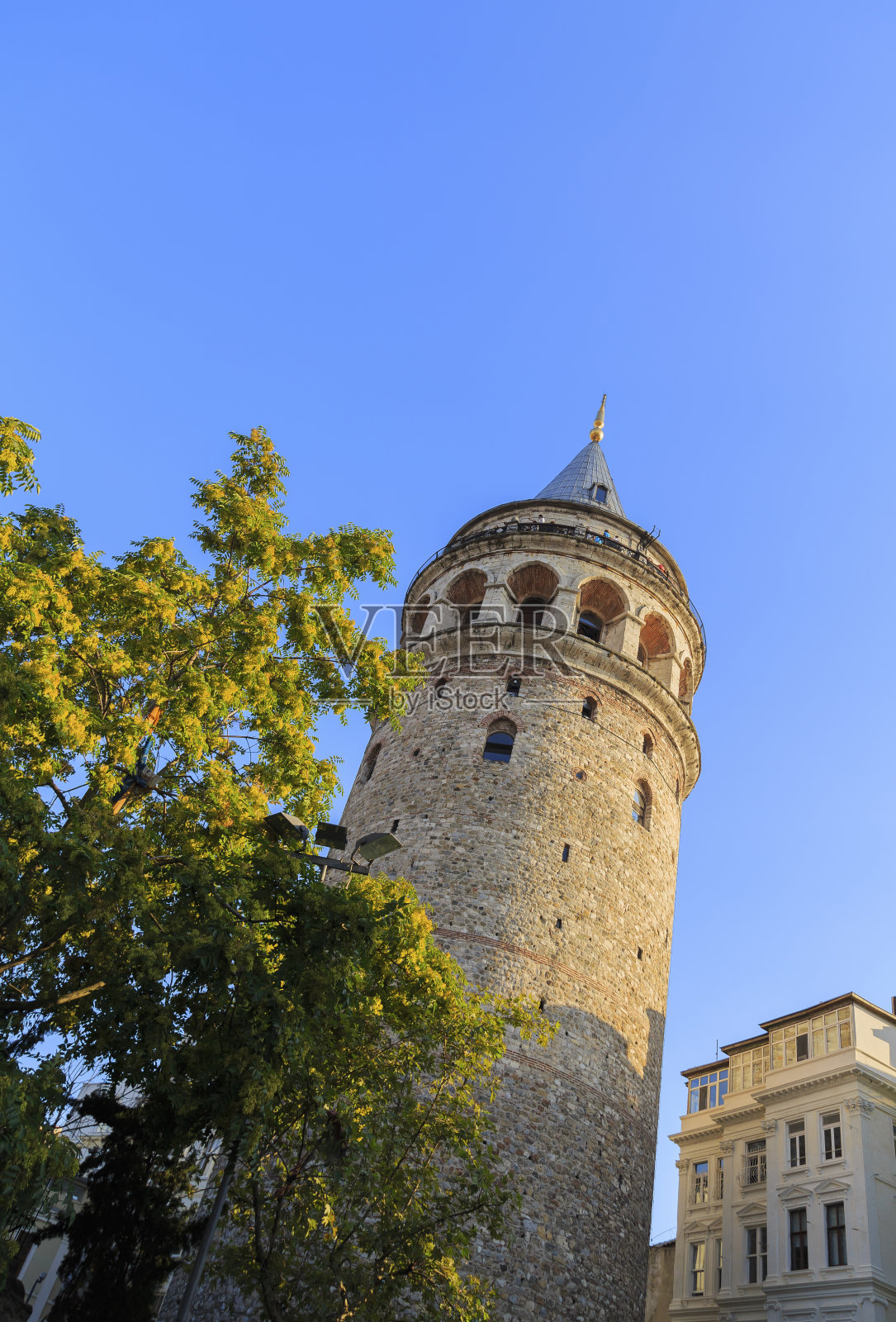 土耳其伊斯坦布尔的加拉塔塔照片摄影图片