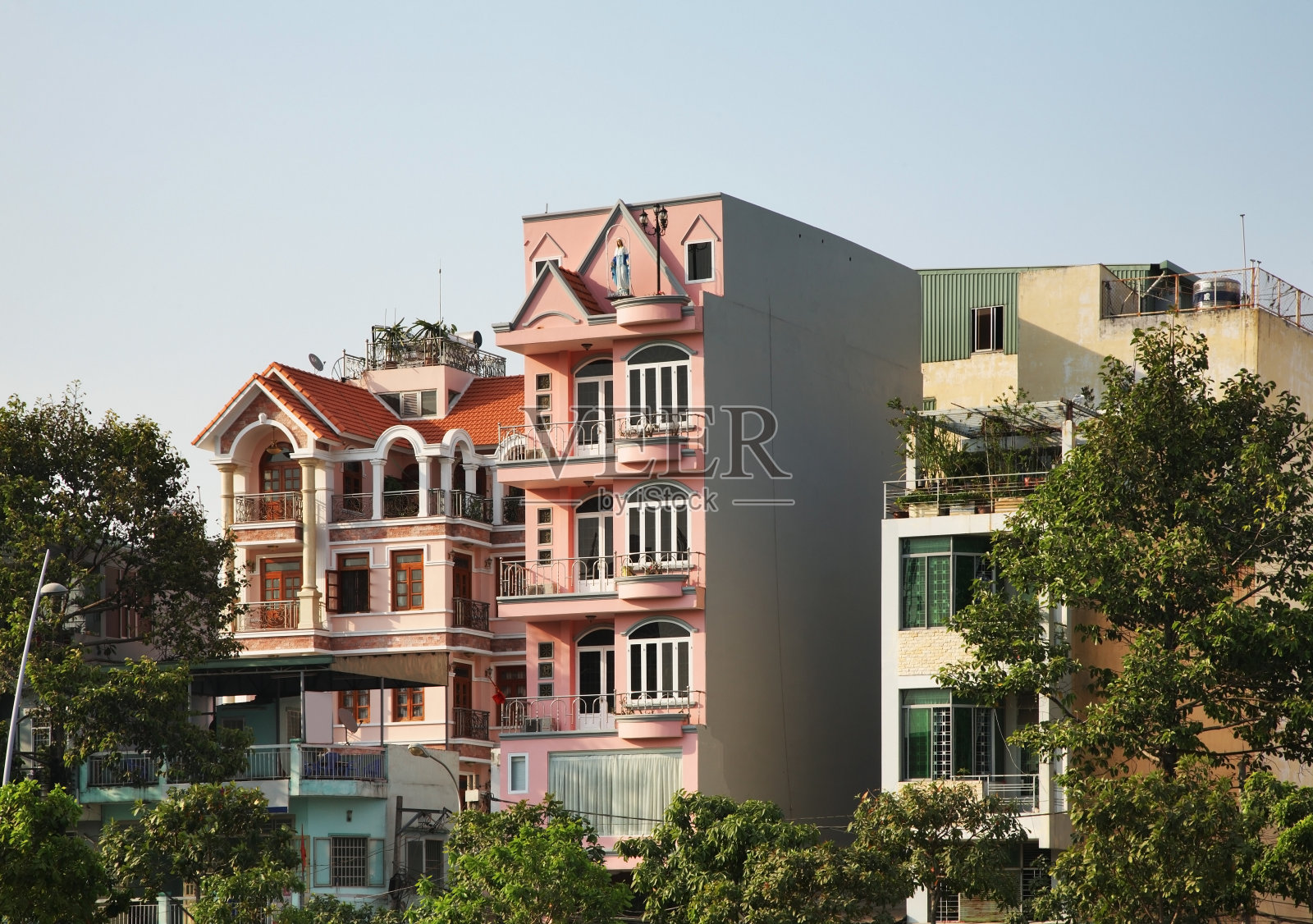 胡志明市的景色。越南照片摄影图片