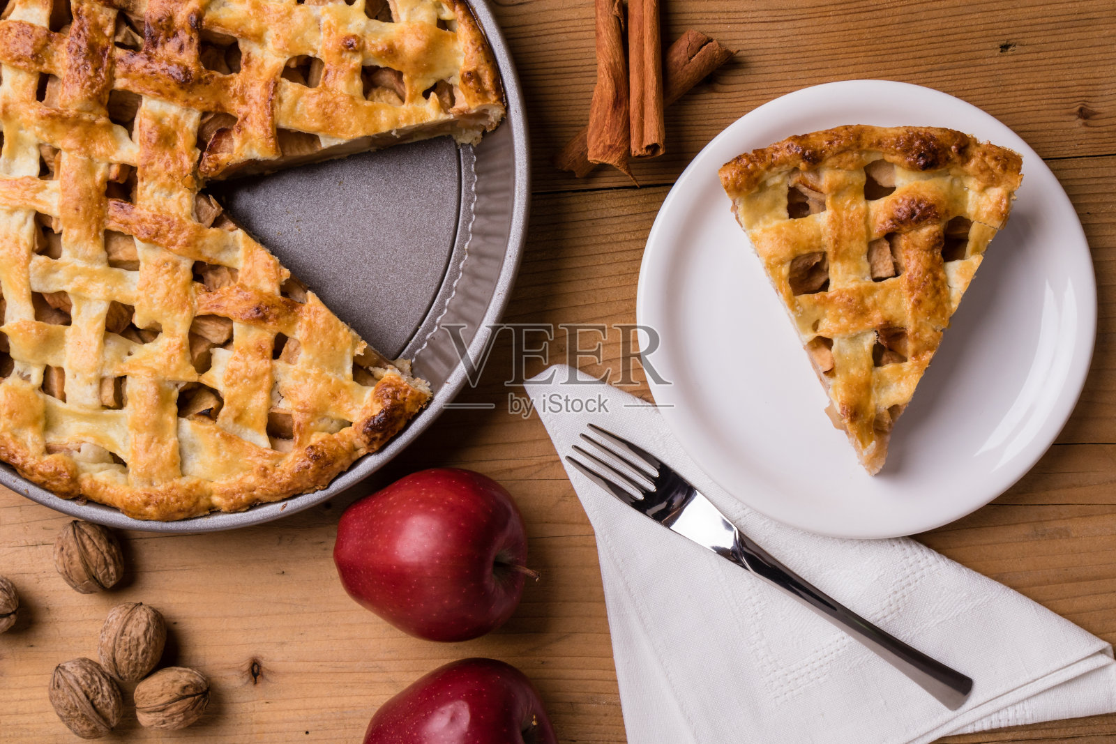 苹果派片照片摄影图片
