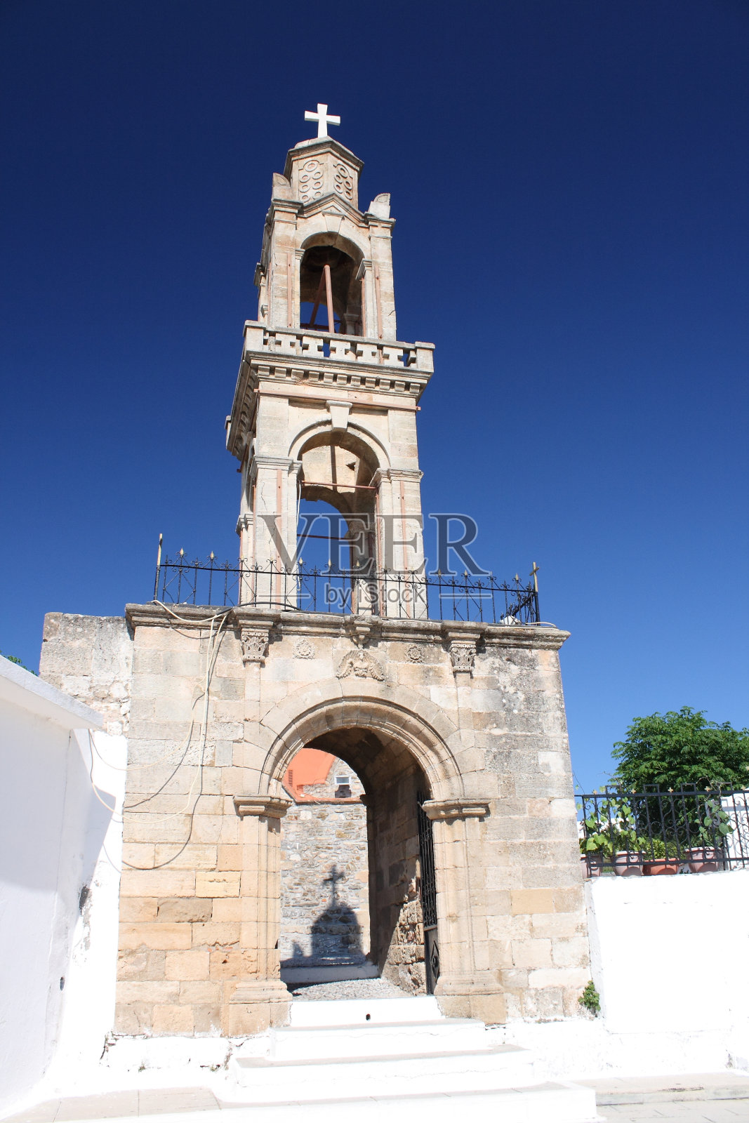 古老的希腊教会照片摄影图片