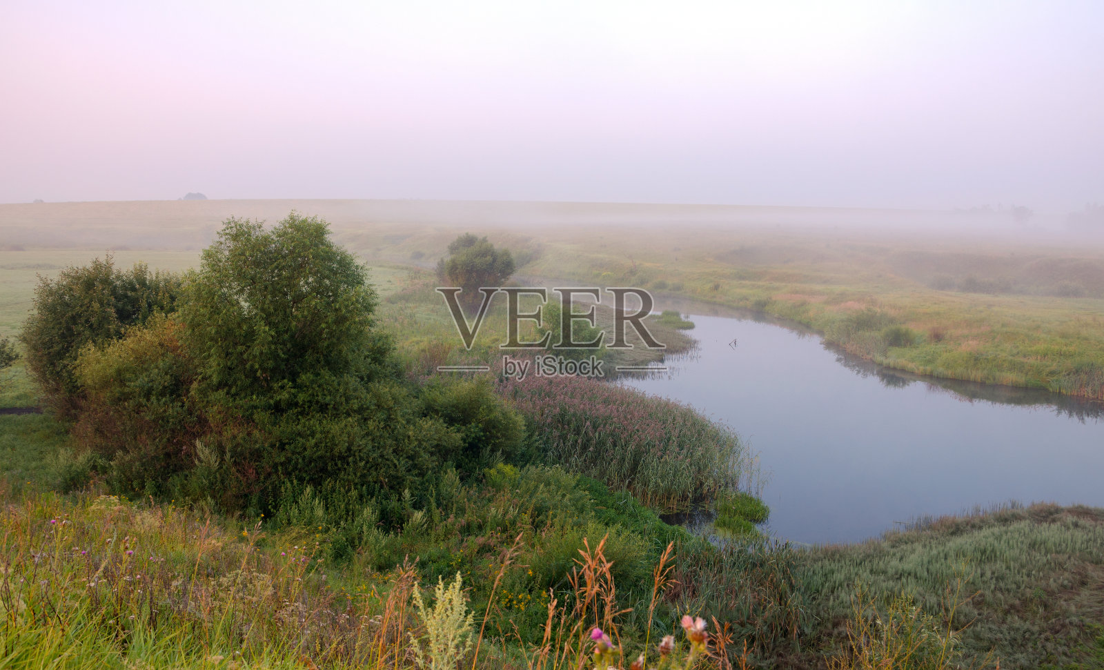 雾夏天的风景照片摄影图片