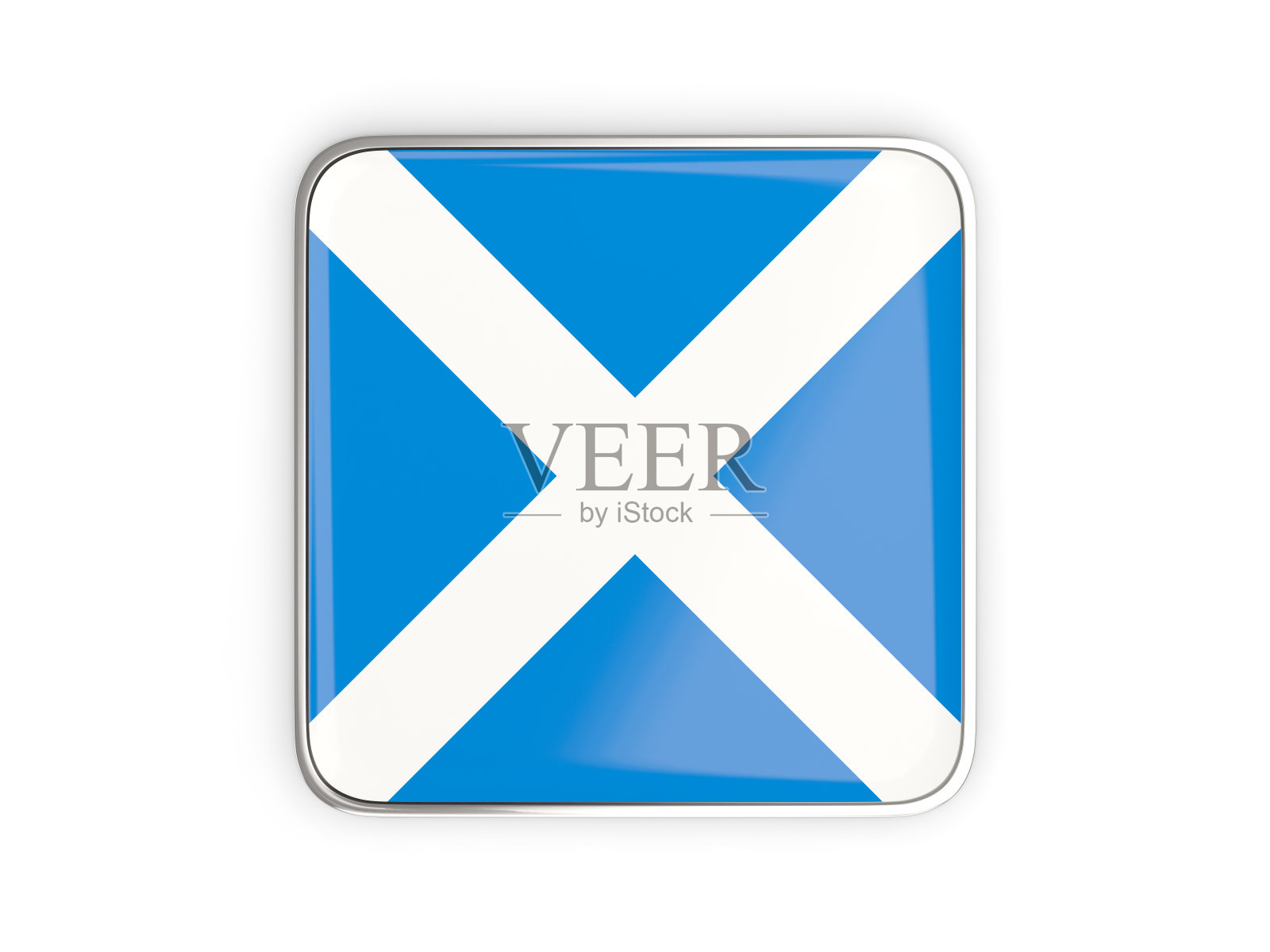 苏格兰旗，方形图标图标素材