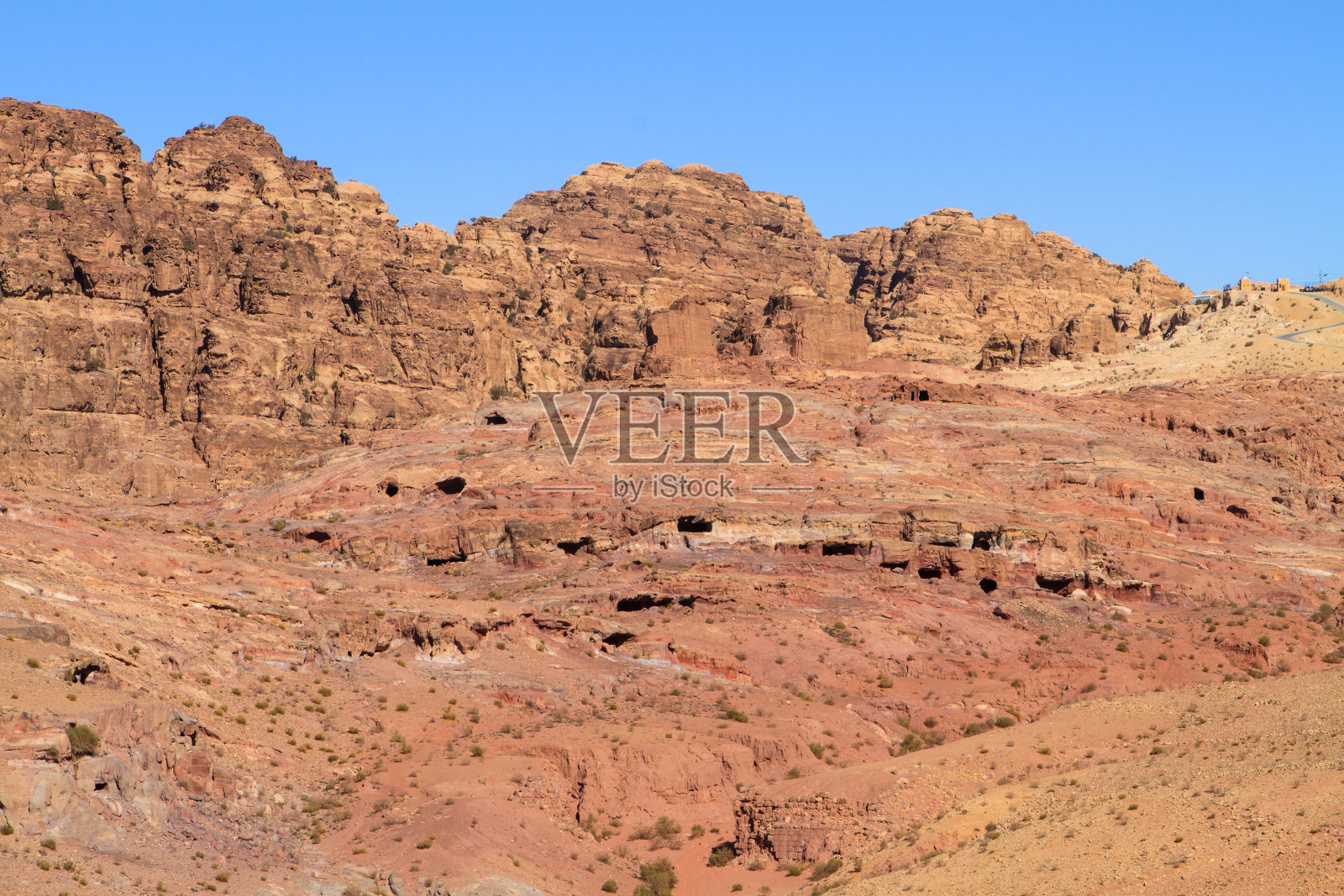 约旦佩特拉的景观照片摄影图片