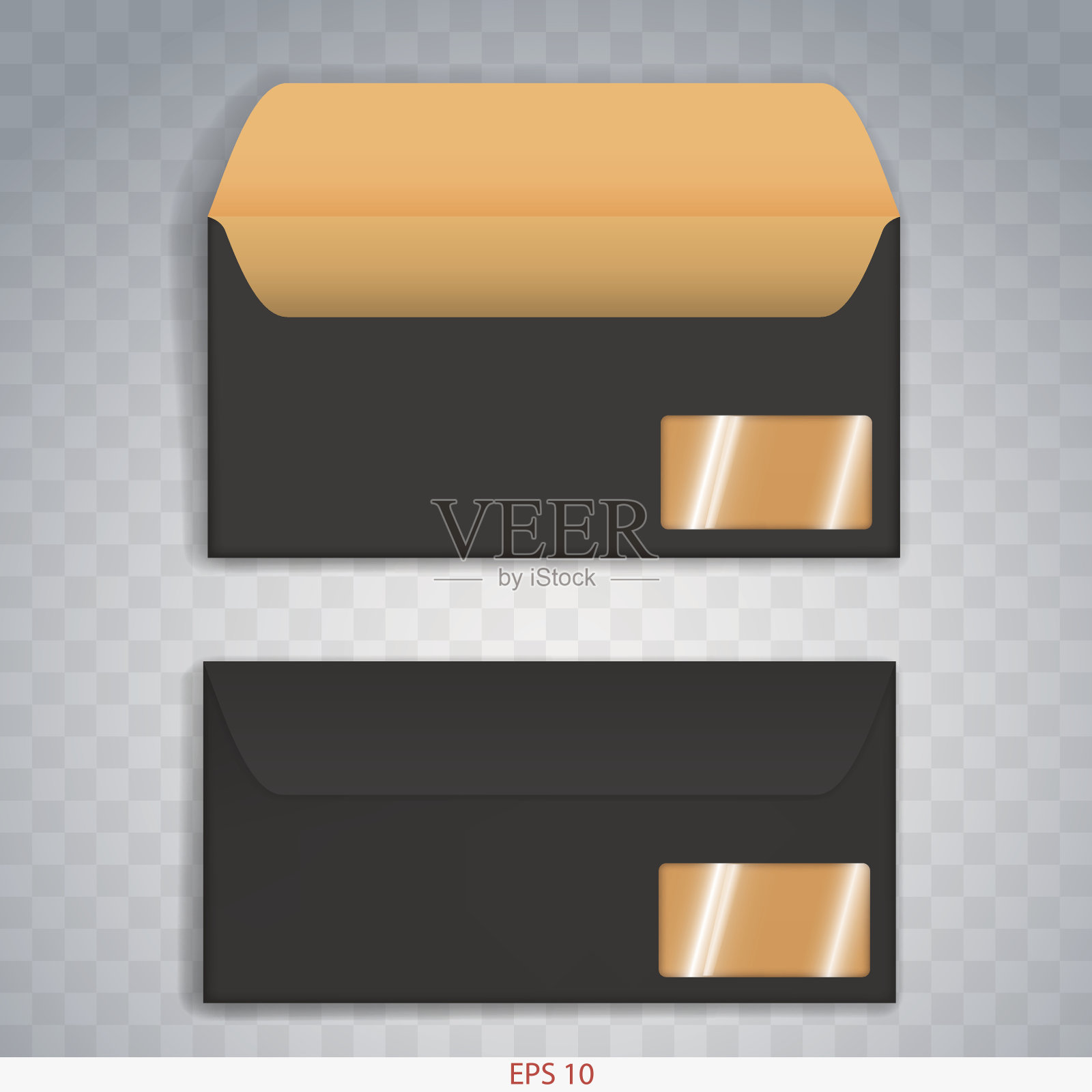 纸质或硬纸板信封插画图片素材